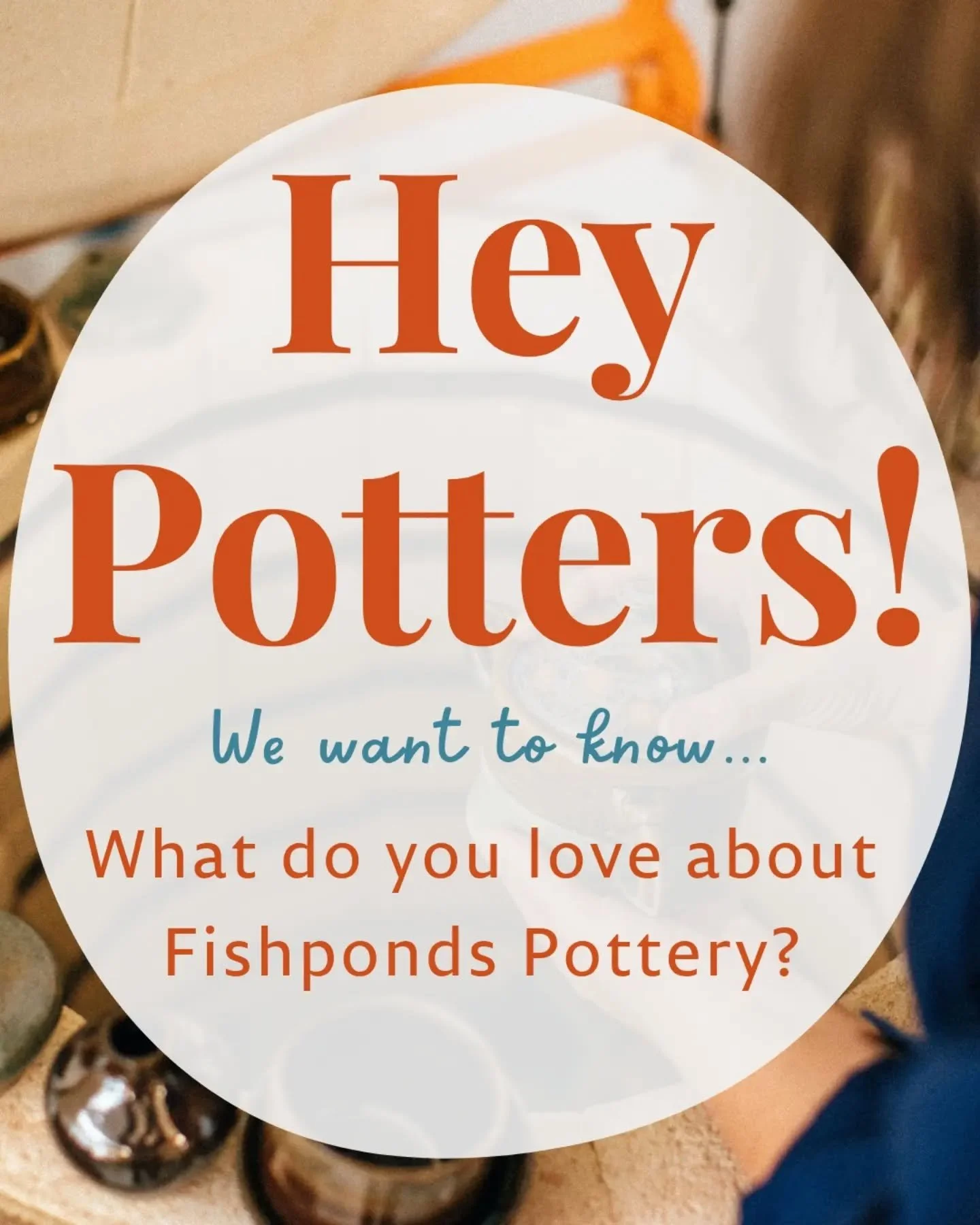 We want to hear from you! 

📣 We can go on about the studio all day, but what really matters is the experience of our customers and community 

🧡 If you've ever completed a course, masterclass, taster session or joined us as a member, we want to kn