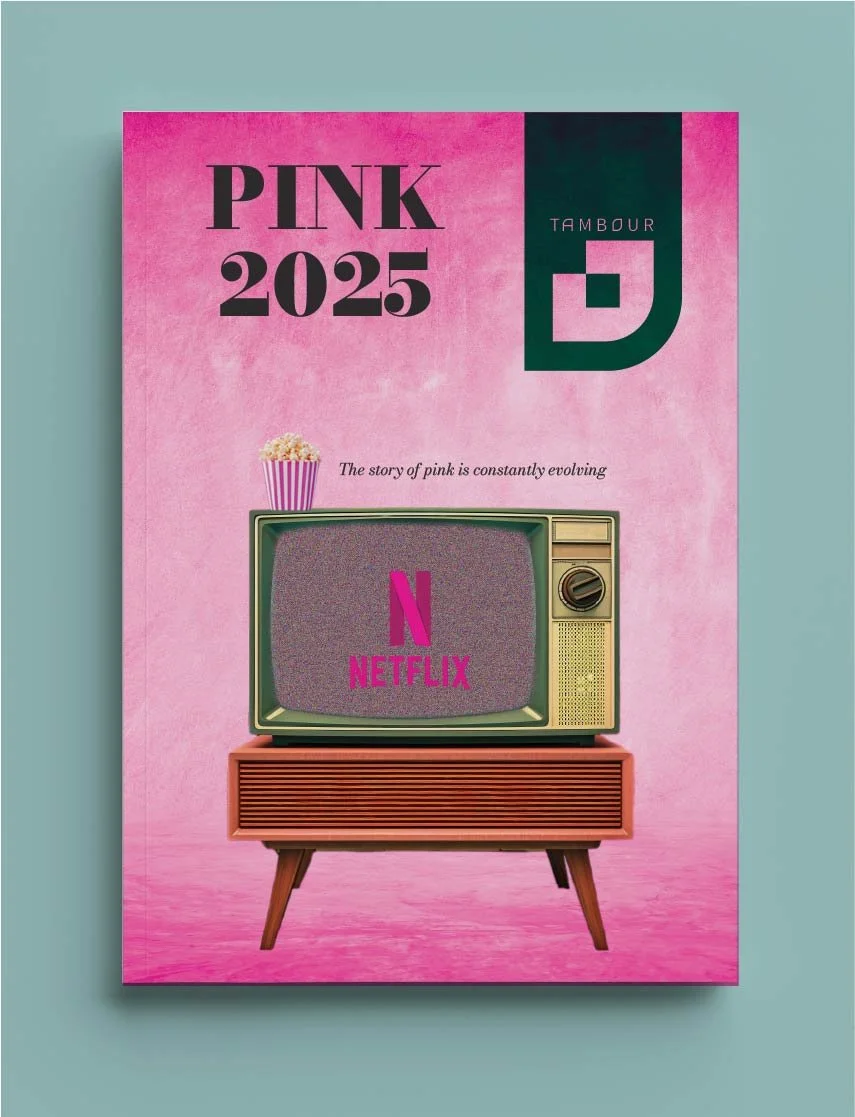 vintage tv with netflix screen