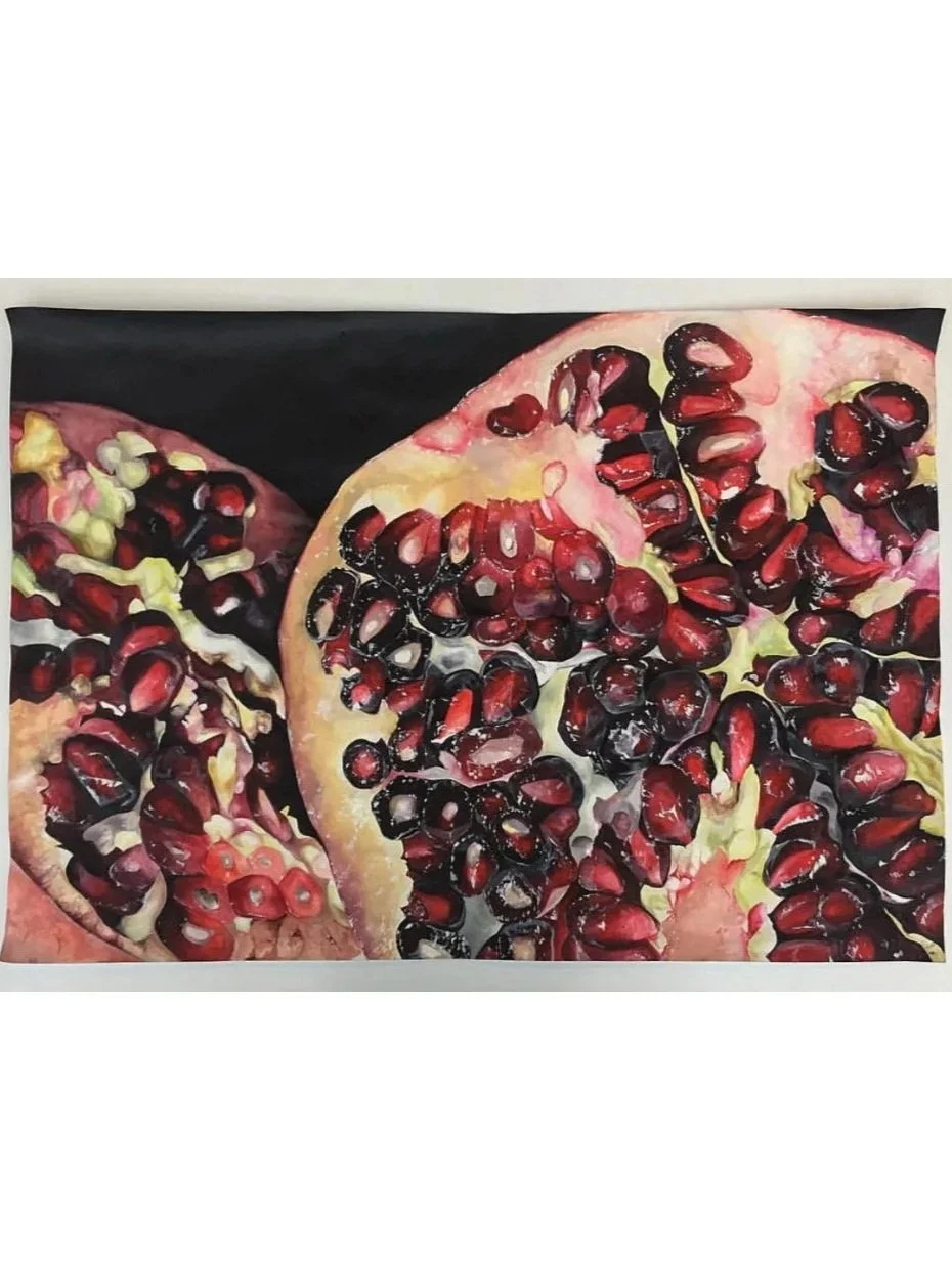 55x80cm acrylic on paper