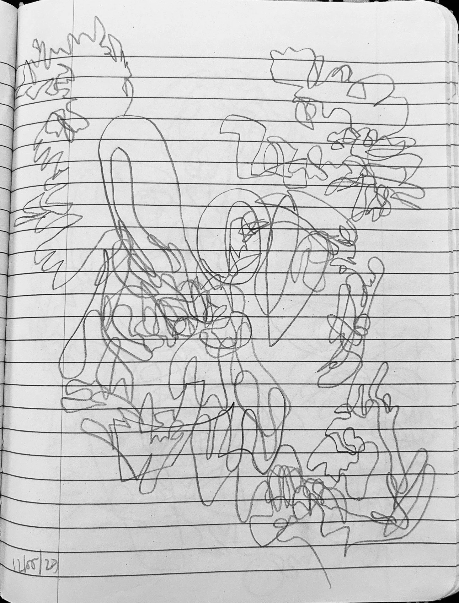 Initial, original drawing used to create 9x4 sculpture, 2023web.jpg
