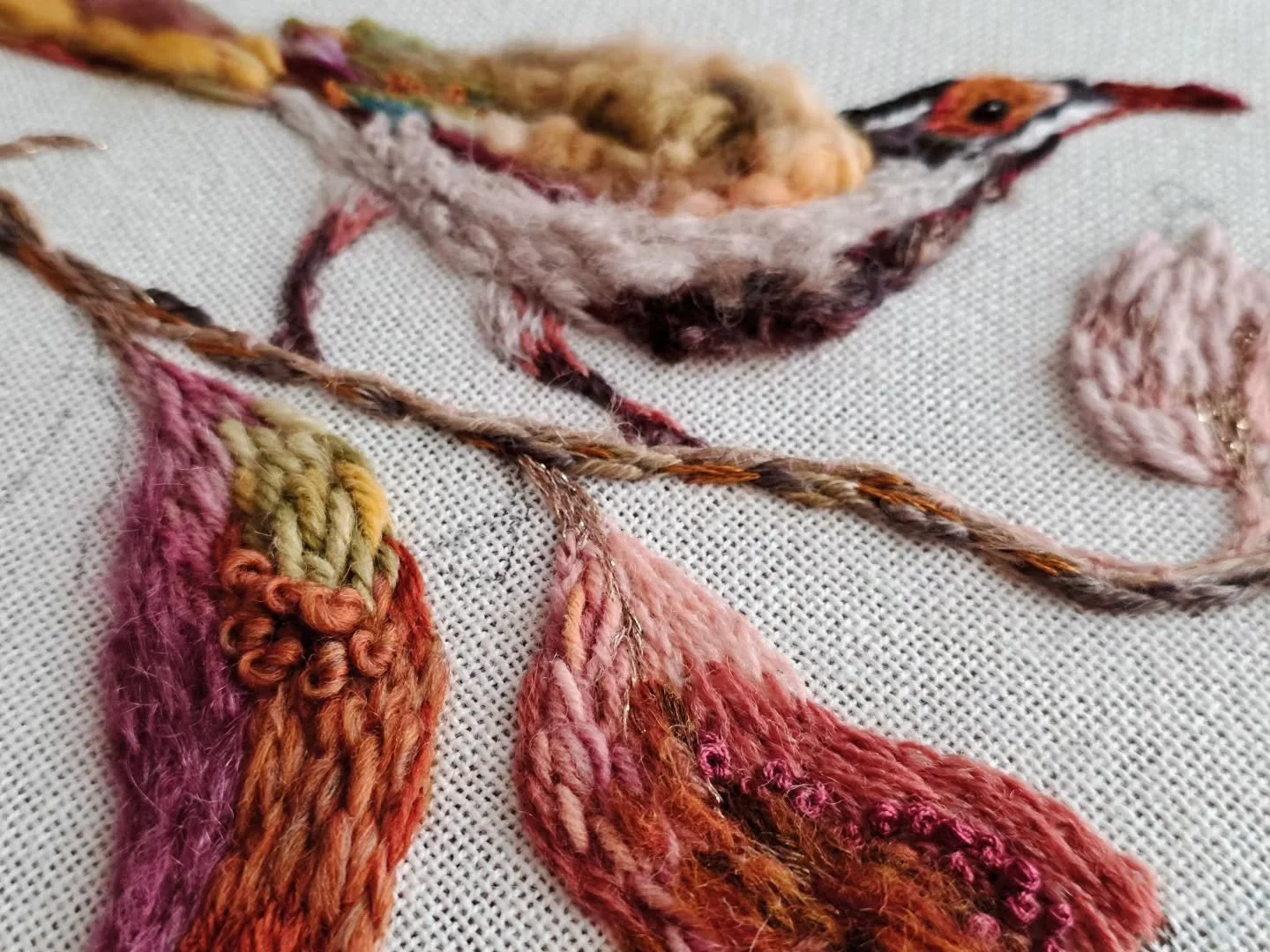 Caught a delightful sunny hour for my creative practice today.

Just enough time for a little stitching, some autumn sun, and watching a new project slowly come together.

#handembroidery #workinprogress #slowstitching #fiberart #embroidery