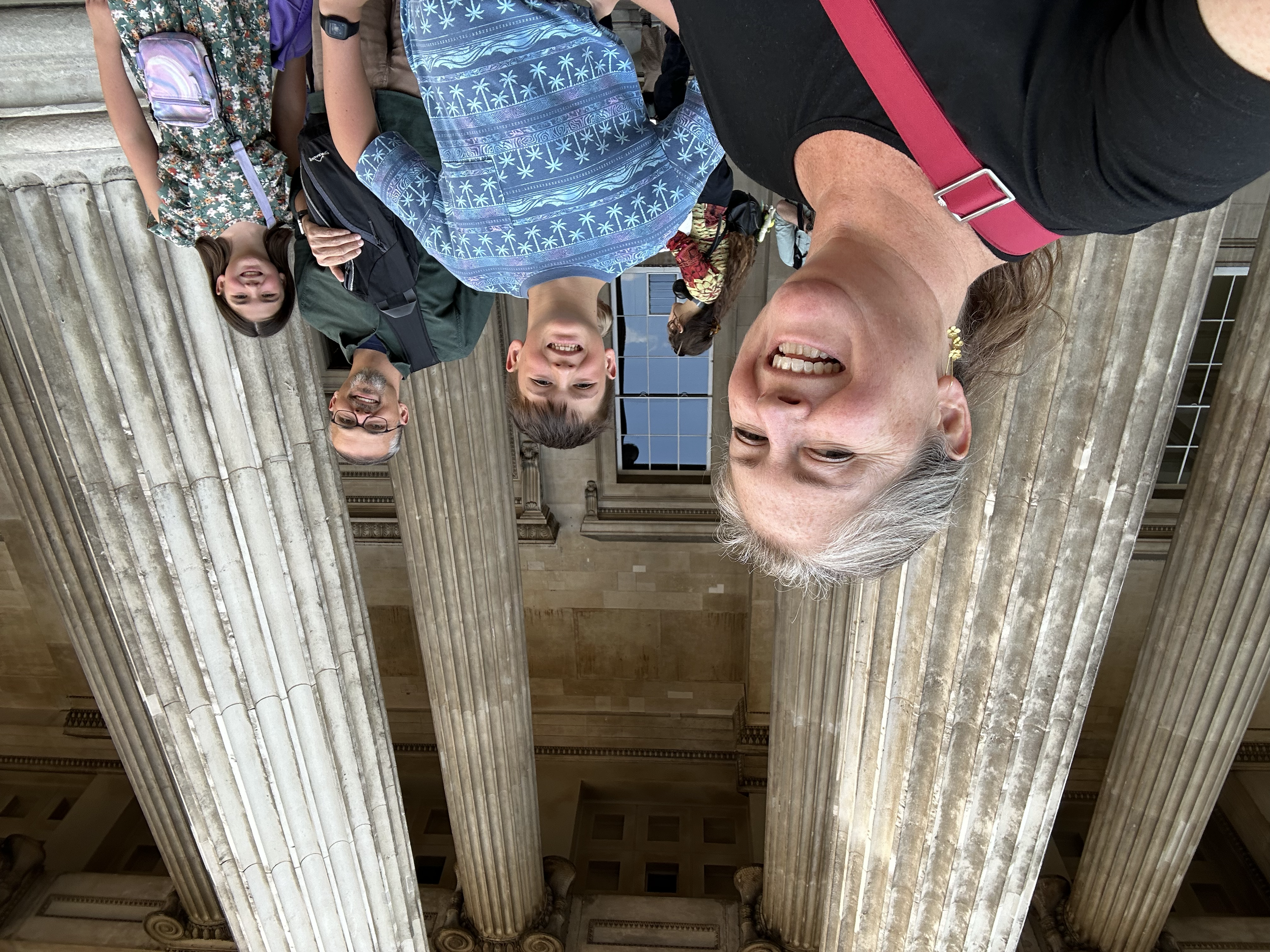 What grand columns! We barely made it out of one section of the museum before they were closing. We missed so much, but are thankful for what we did get to see. 