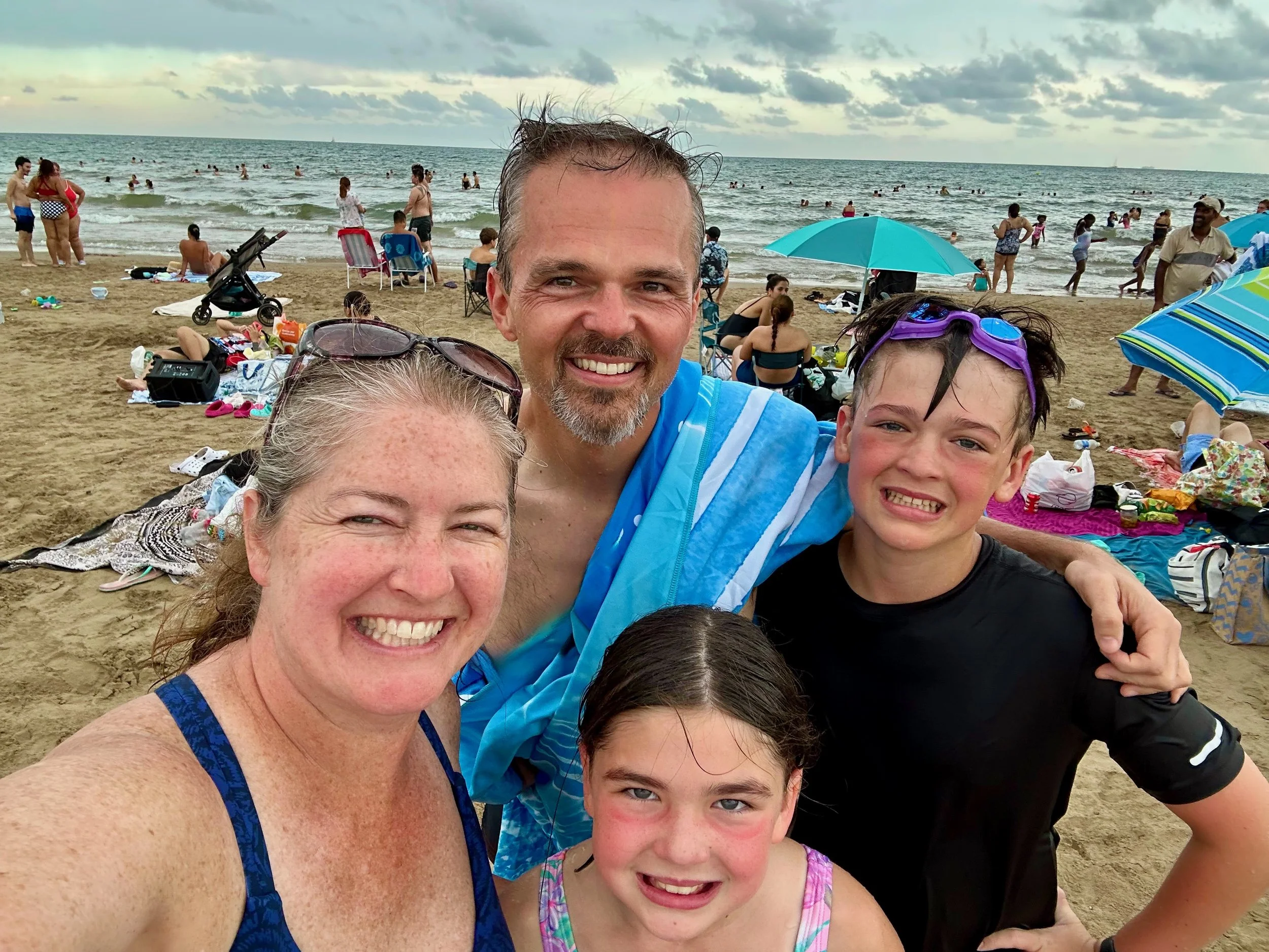 We had a great time with an afternoon at the beach (and you know we stopped for gelato on the way home)!