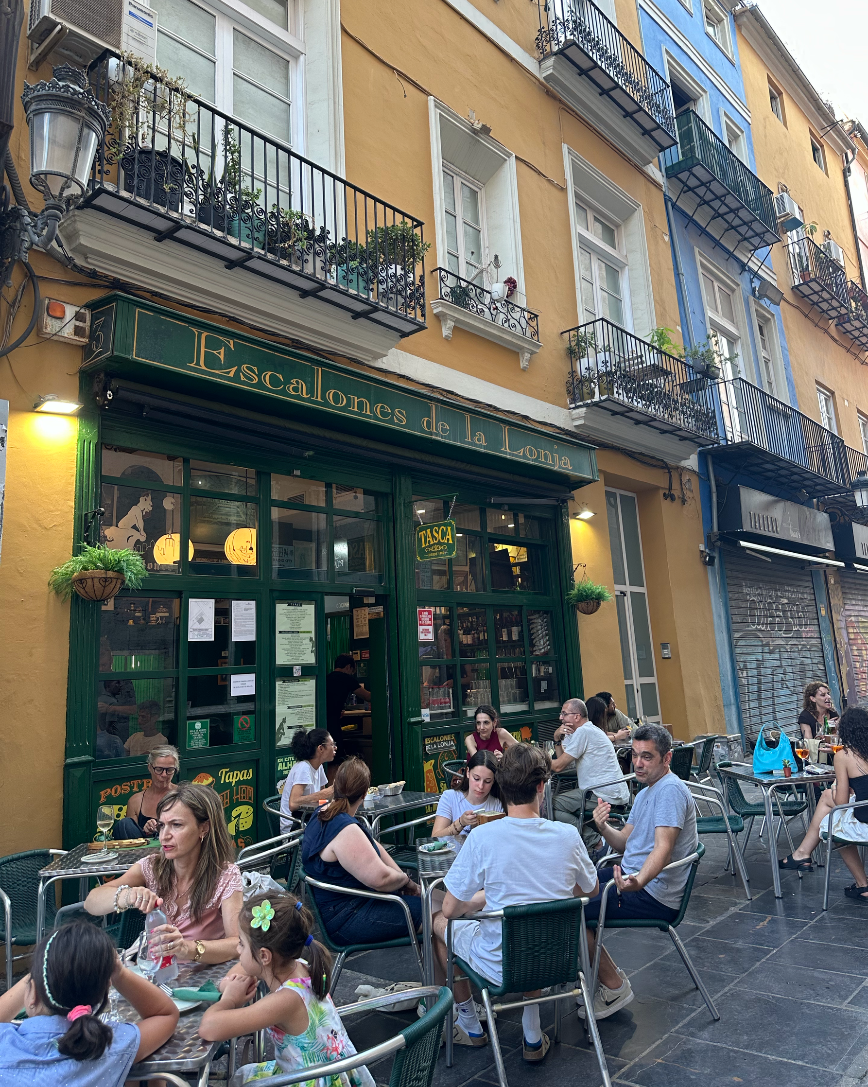 We really enjoyed sitting outside and sharing tapas for meals.