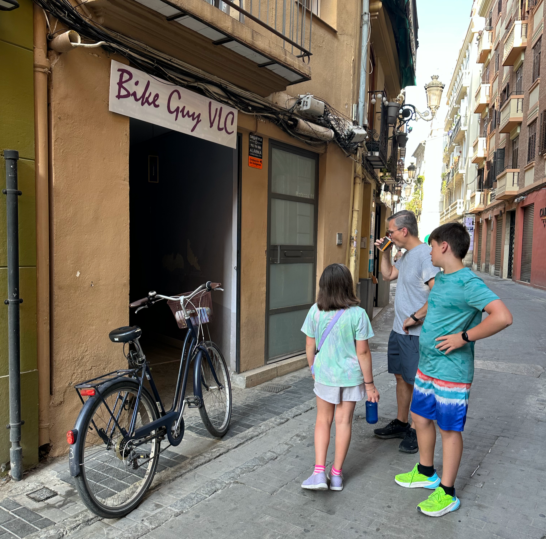We took a bike tour around the city (a dream of John's). John and Joshua thrived on this trip. Rachel and Amelia were a little more unsteady and had to work hard to keep up!