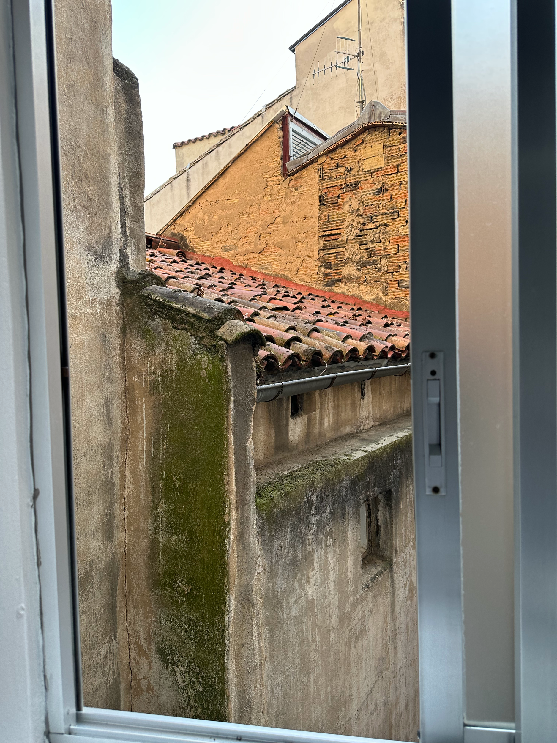 View from our hotel room.  Look at those Spanish roof tiles!