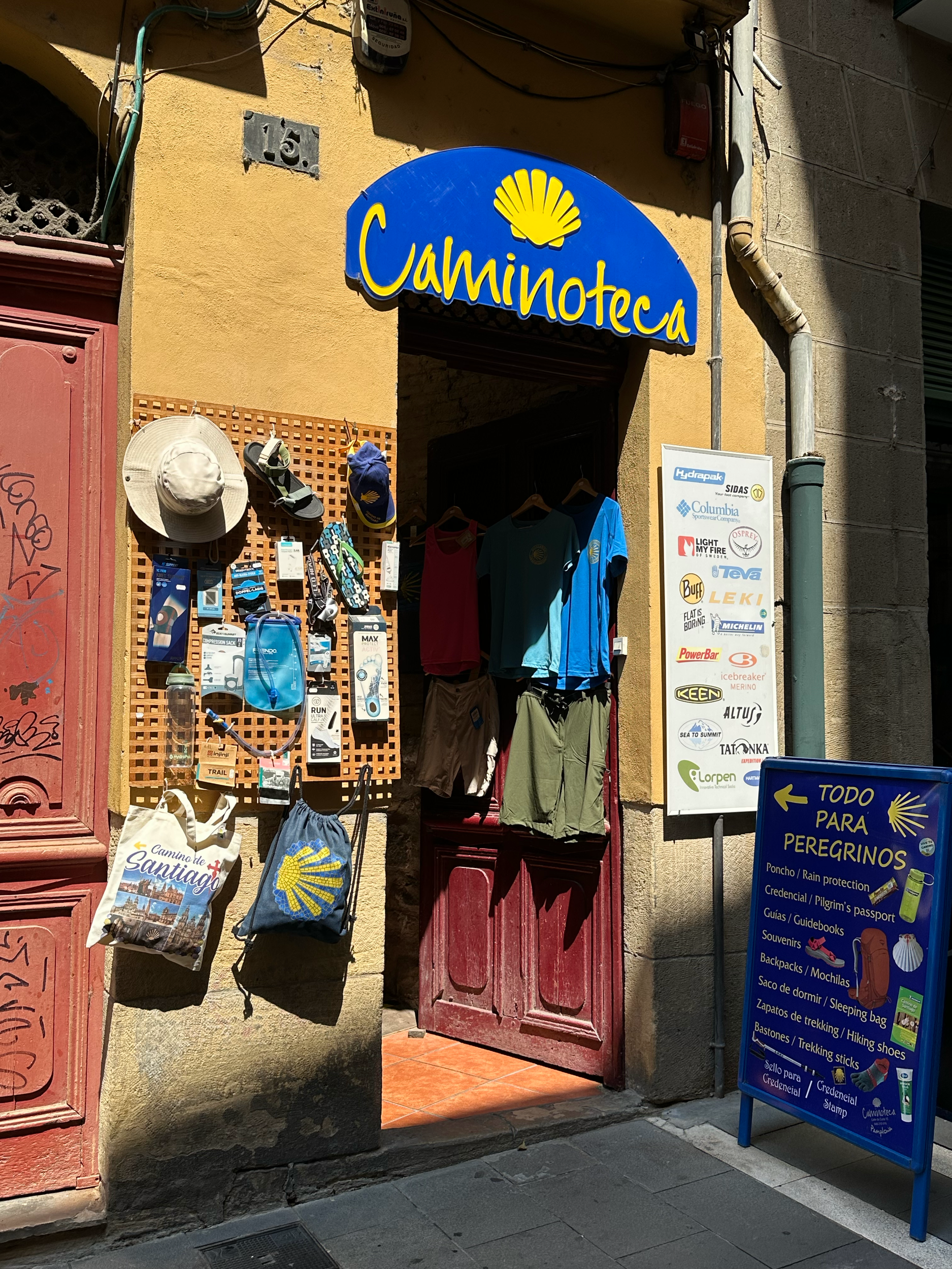 There are even stores committed to helping the pilgrim on his way to Santiago, with gear and rest stops and help.  We've met a few people in Spain who have completed the Camino and they all say it was life-changing.  