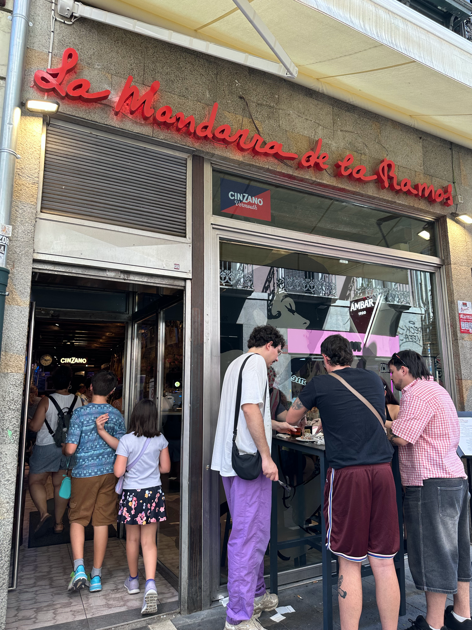 In Basque country, tapas are called Pintxos.  Srta. U took us on our first pintxos tour through Pamplona.  No need to eat at one restaurant when you can make stops at several and eat the specialty of each restaurant.