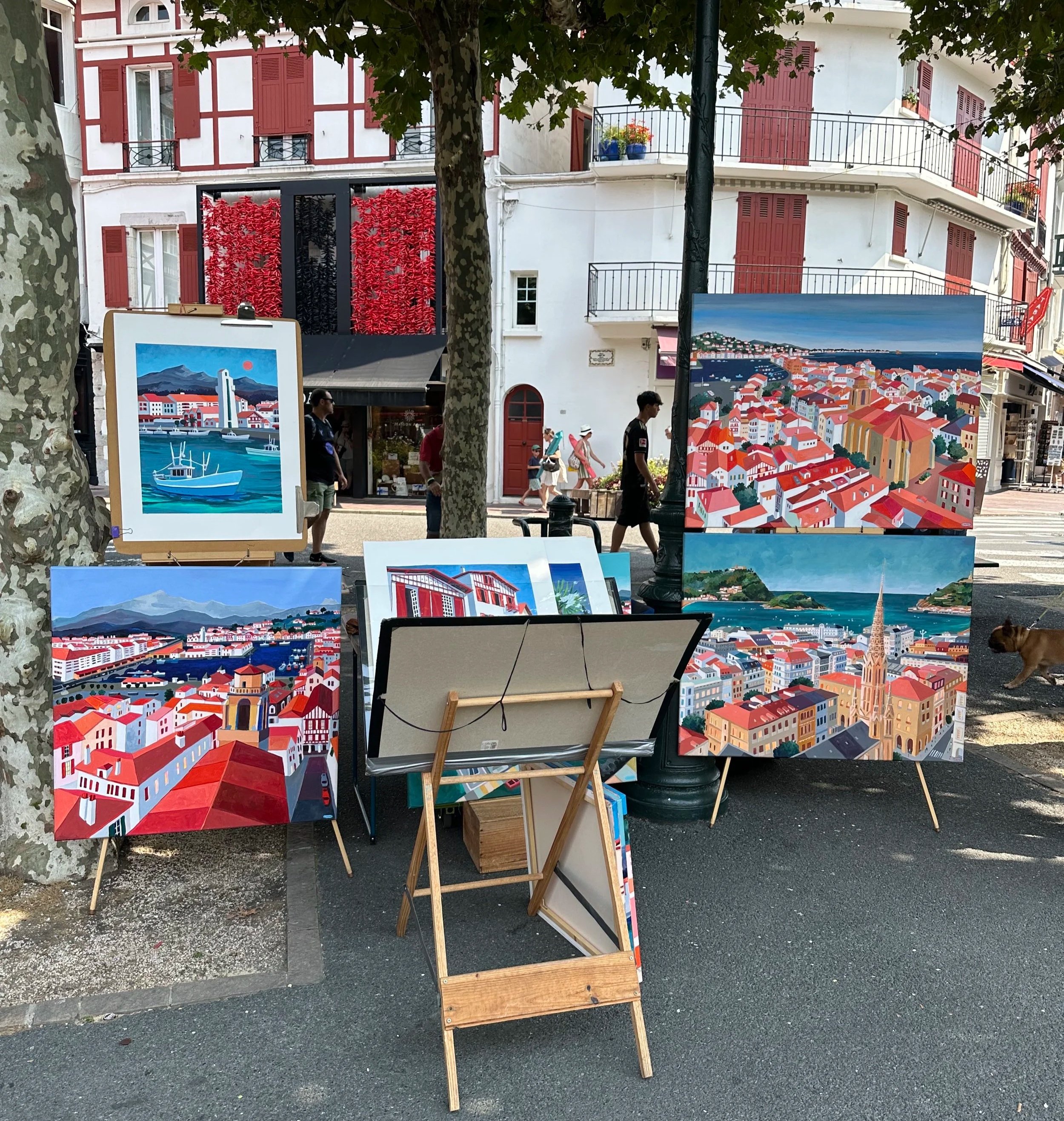We really enjoyed these depictions of San Juan de Luz.