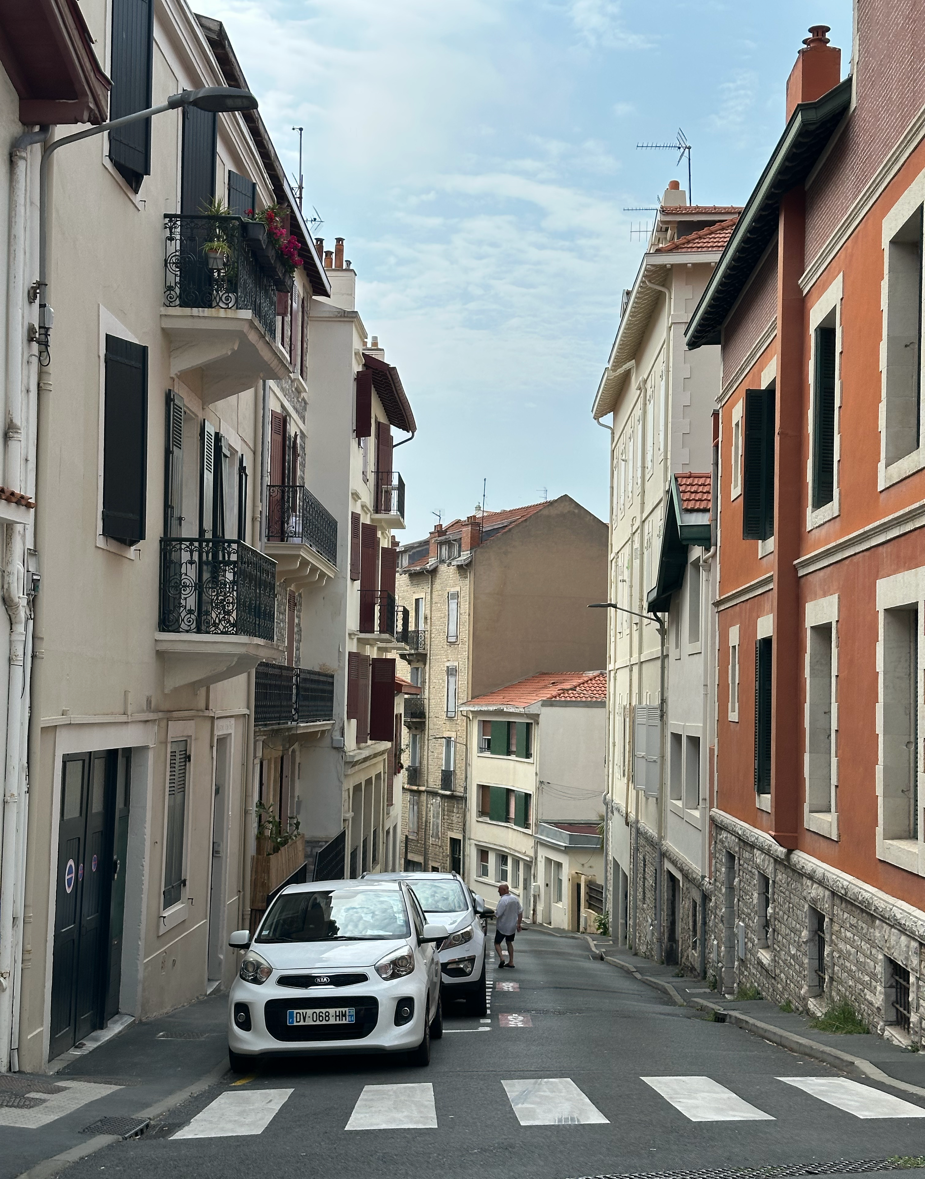 Biarritz had a lot more streets with steep inclines (and declines). Again, we parked outside of the old town in a neighborhood.