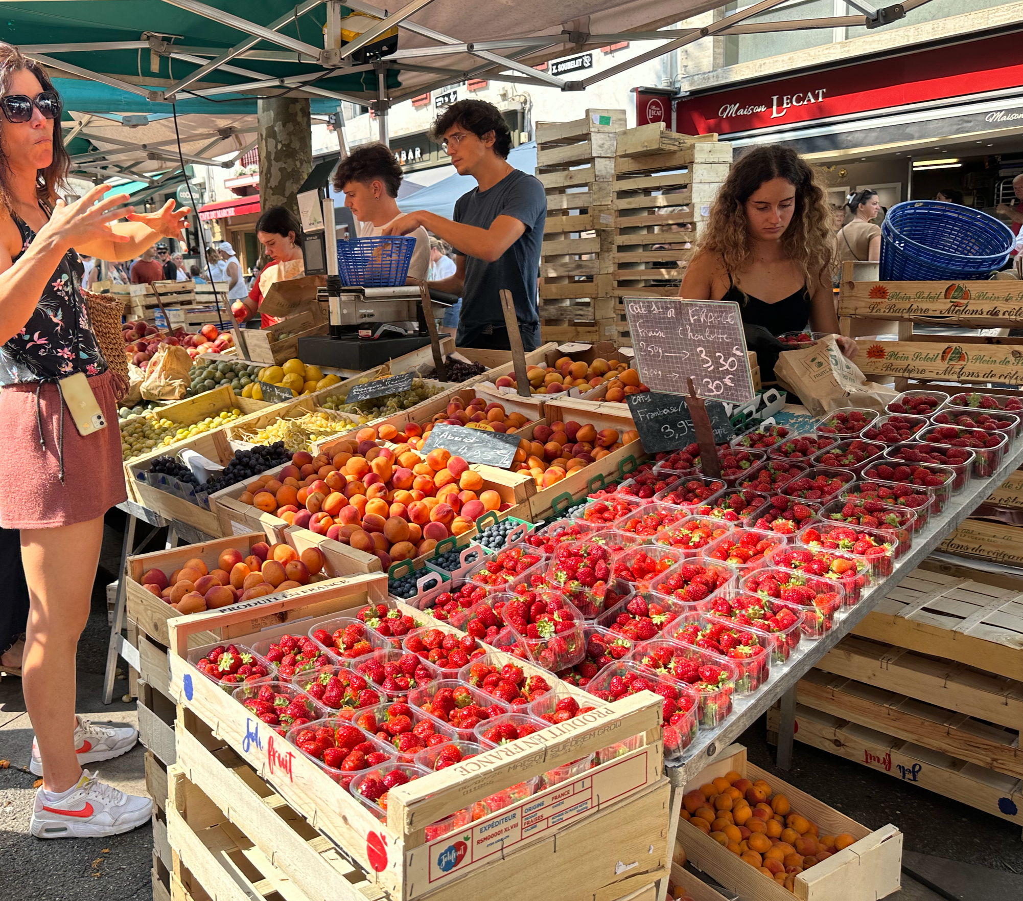 The fruits were beautiful!