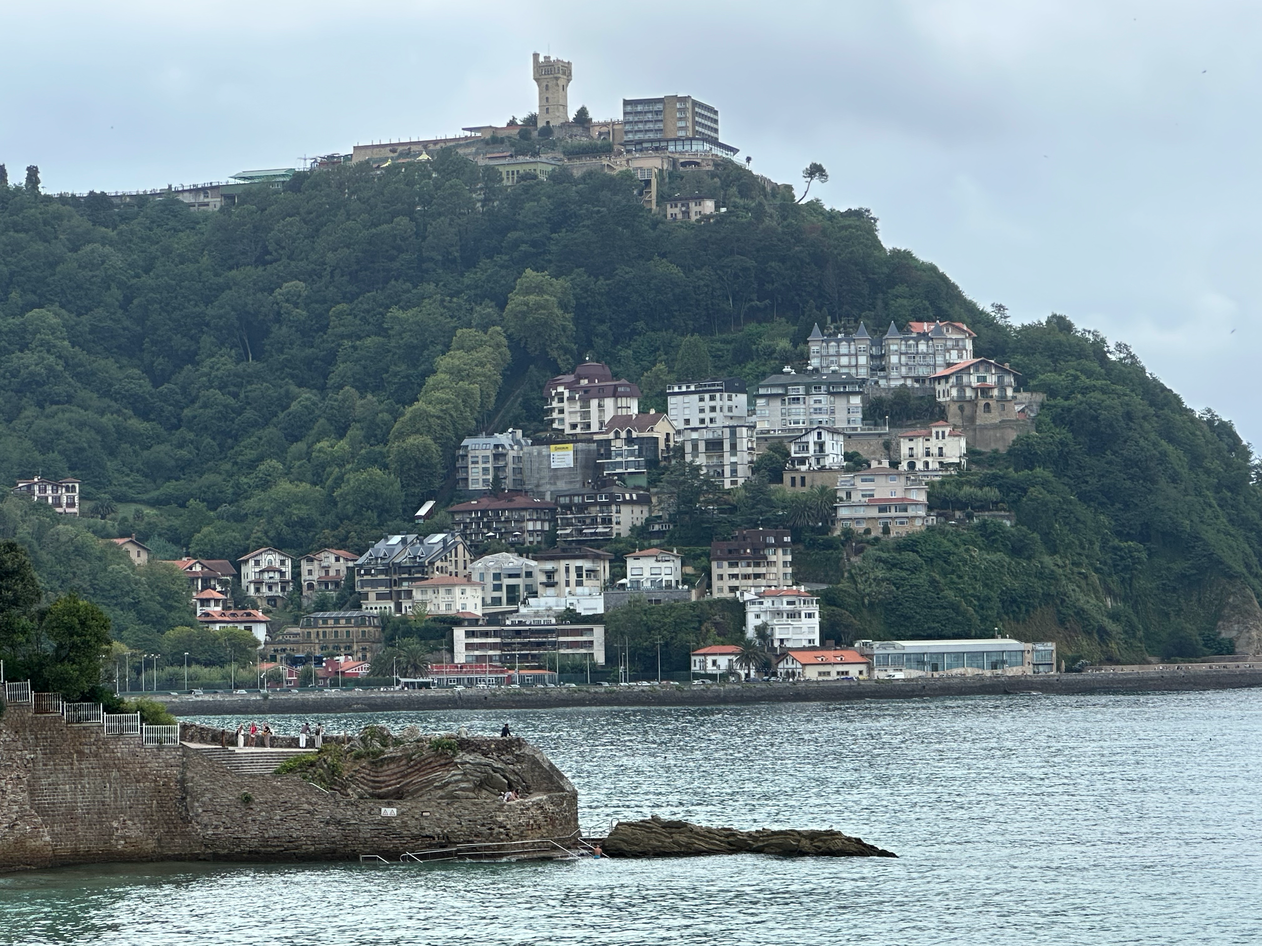 We had a great day of sight-seeing the town and playing at the beach. One last view of Mount Igueldo as we headed back to the car and on to our next destination.