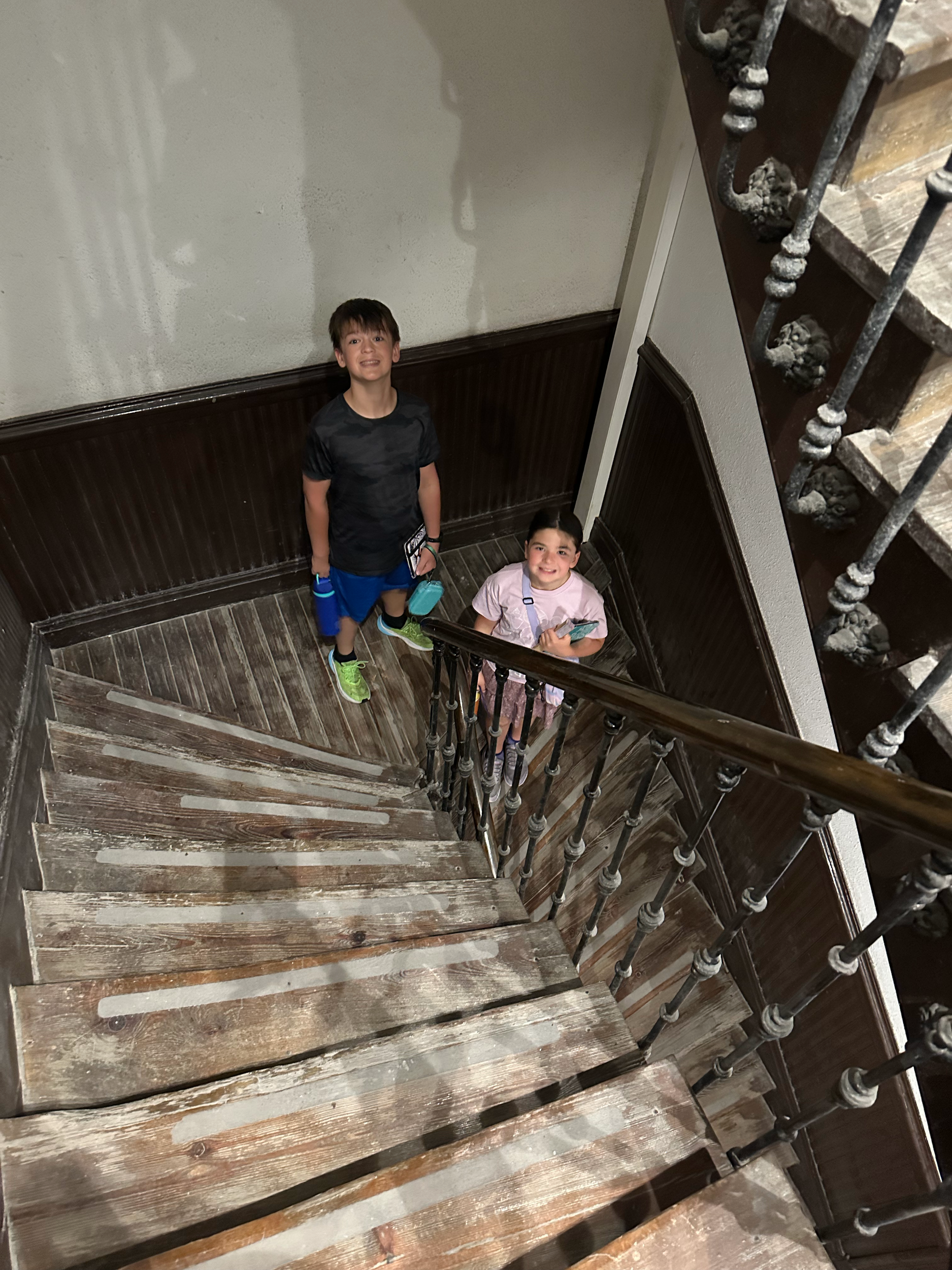 Sometimes a cute old apartment building means 3 floors up on sagging wooden stairs. Yikes!
