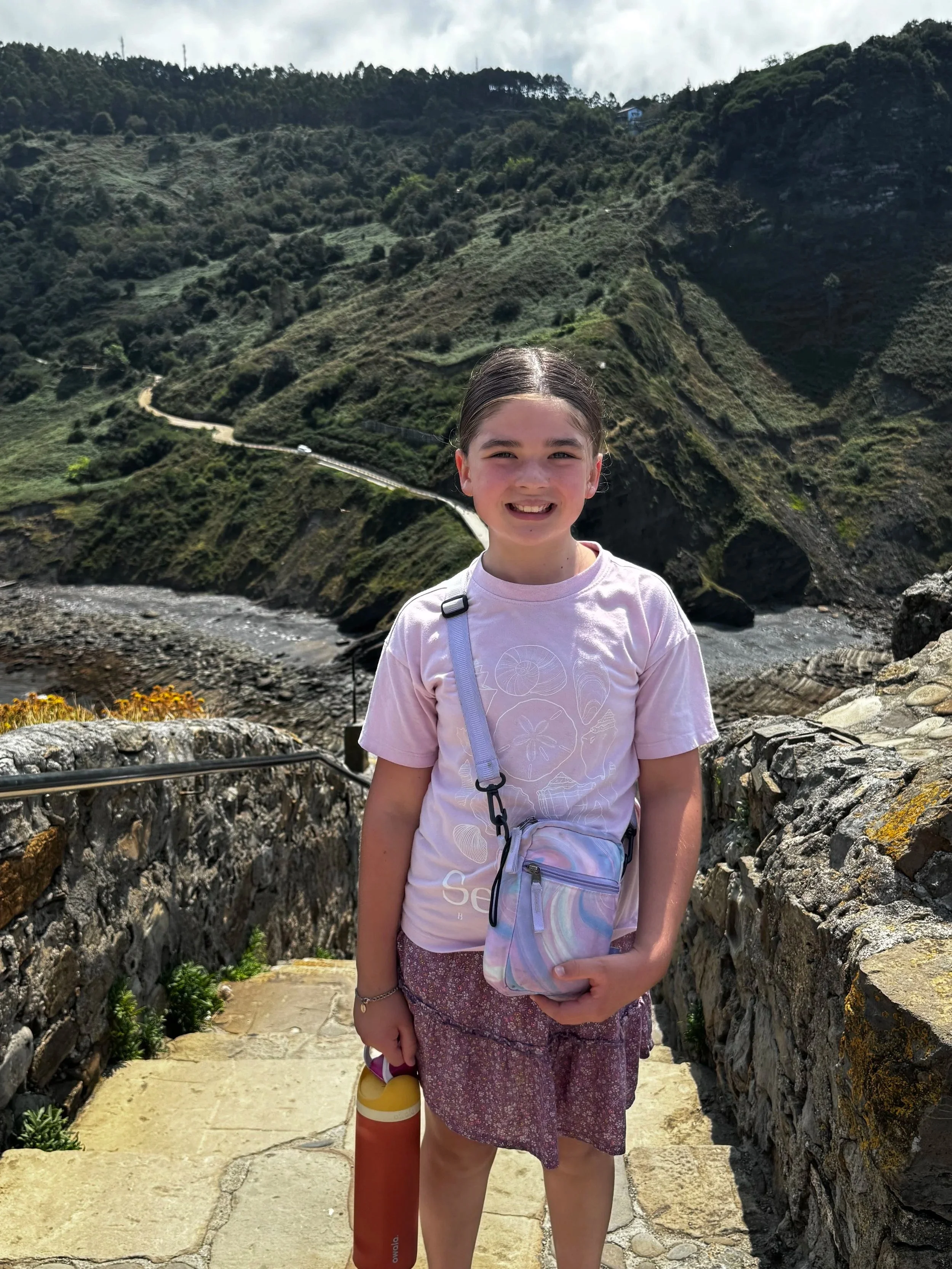 Well-prepared for the hike to the top!