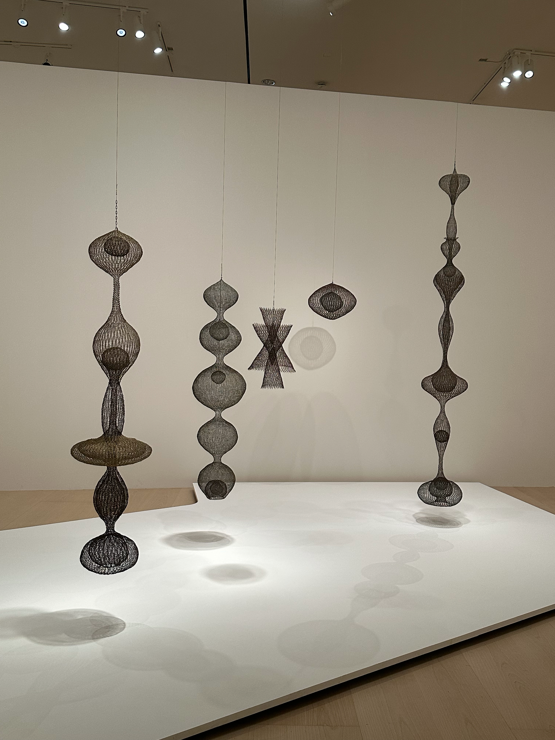 Not only were the hanging sculptures beautiful, but they also created really pretty shadows.  