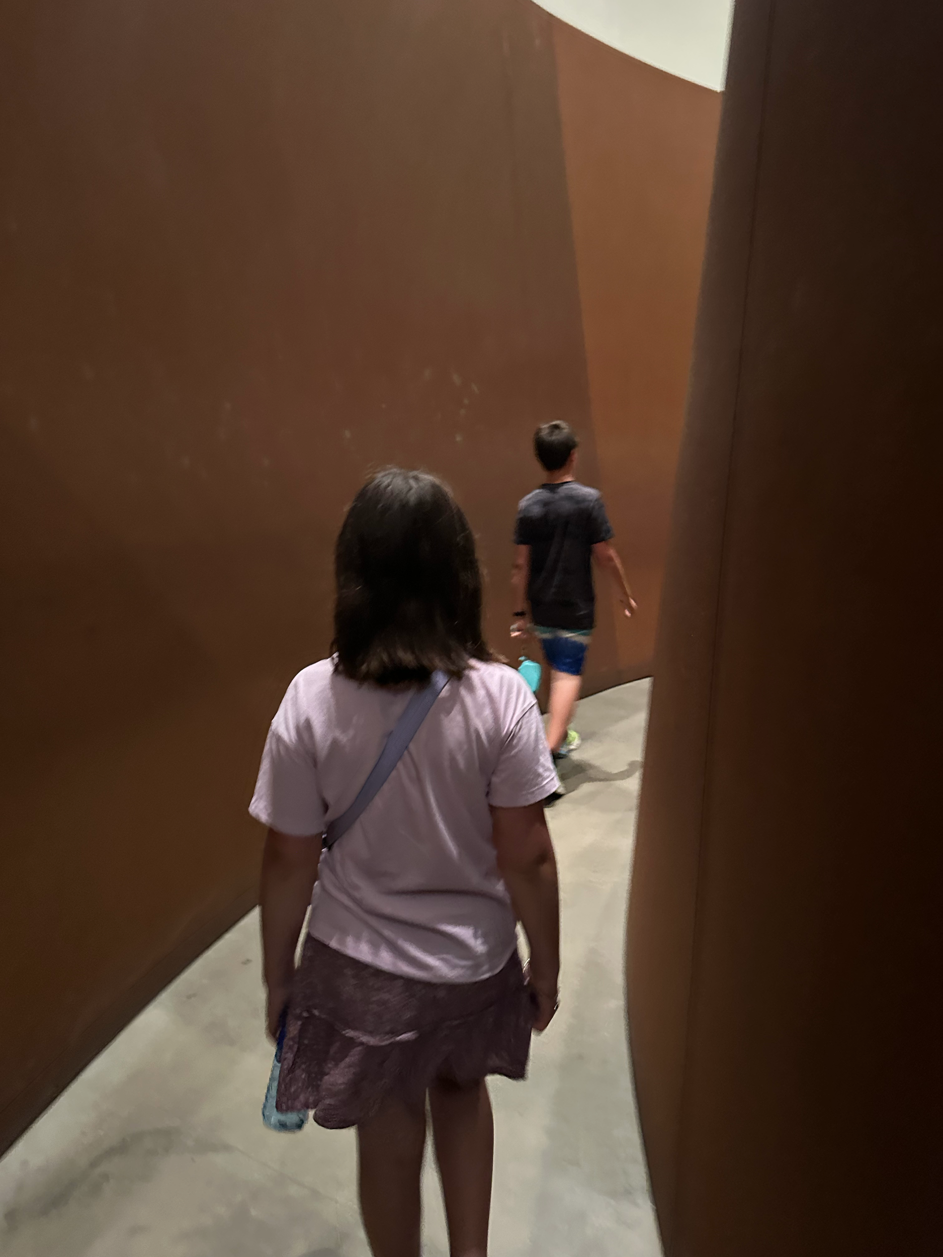 Joshua and Amelia were happy to explore.