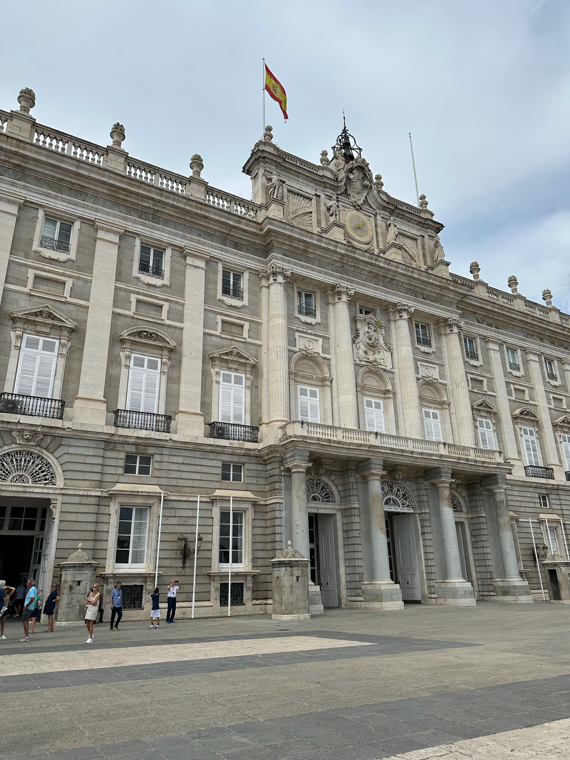 While Europe is filled with castles and cathedrals and palaces, we decided this was one we did not want to miss.  The Palacio Real de Madrid (The Royal Palace of Madrid) is the largest royal palace of Europe and is the official residence of the Spani