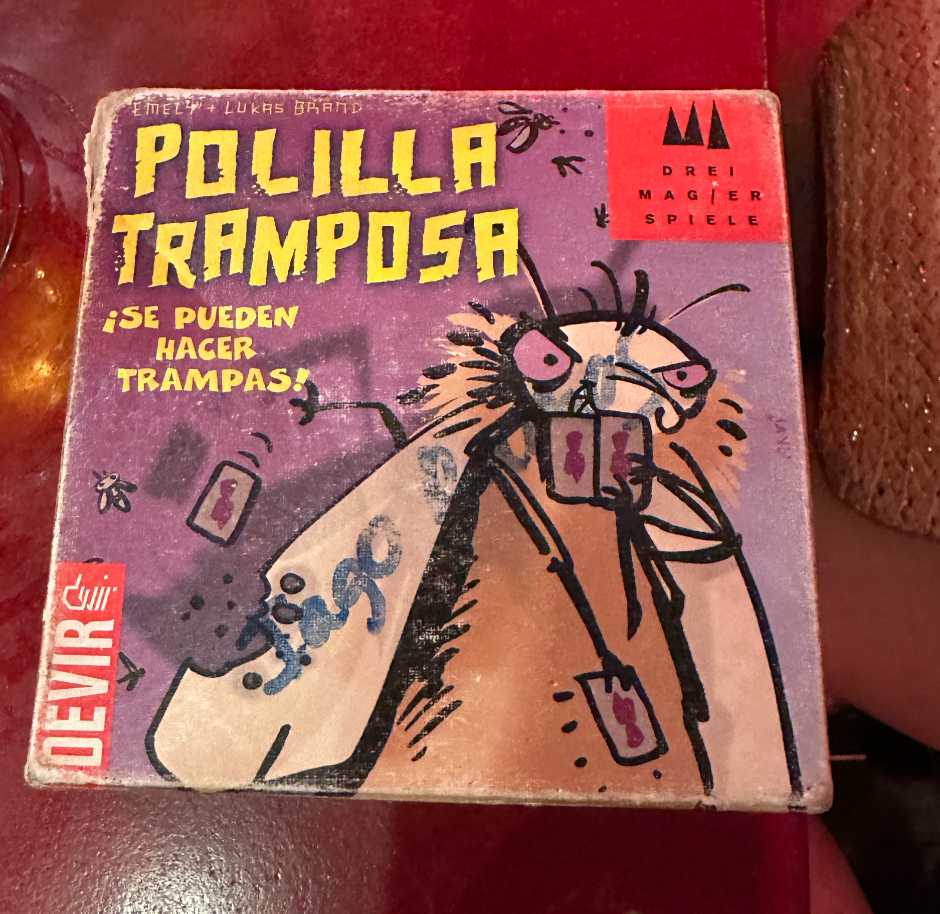 The kids were also introduced to a Spanish game called Polilla Tramposa or The Cheating Moth.  It has become a favorite at our house.  