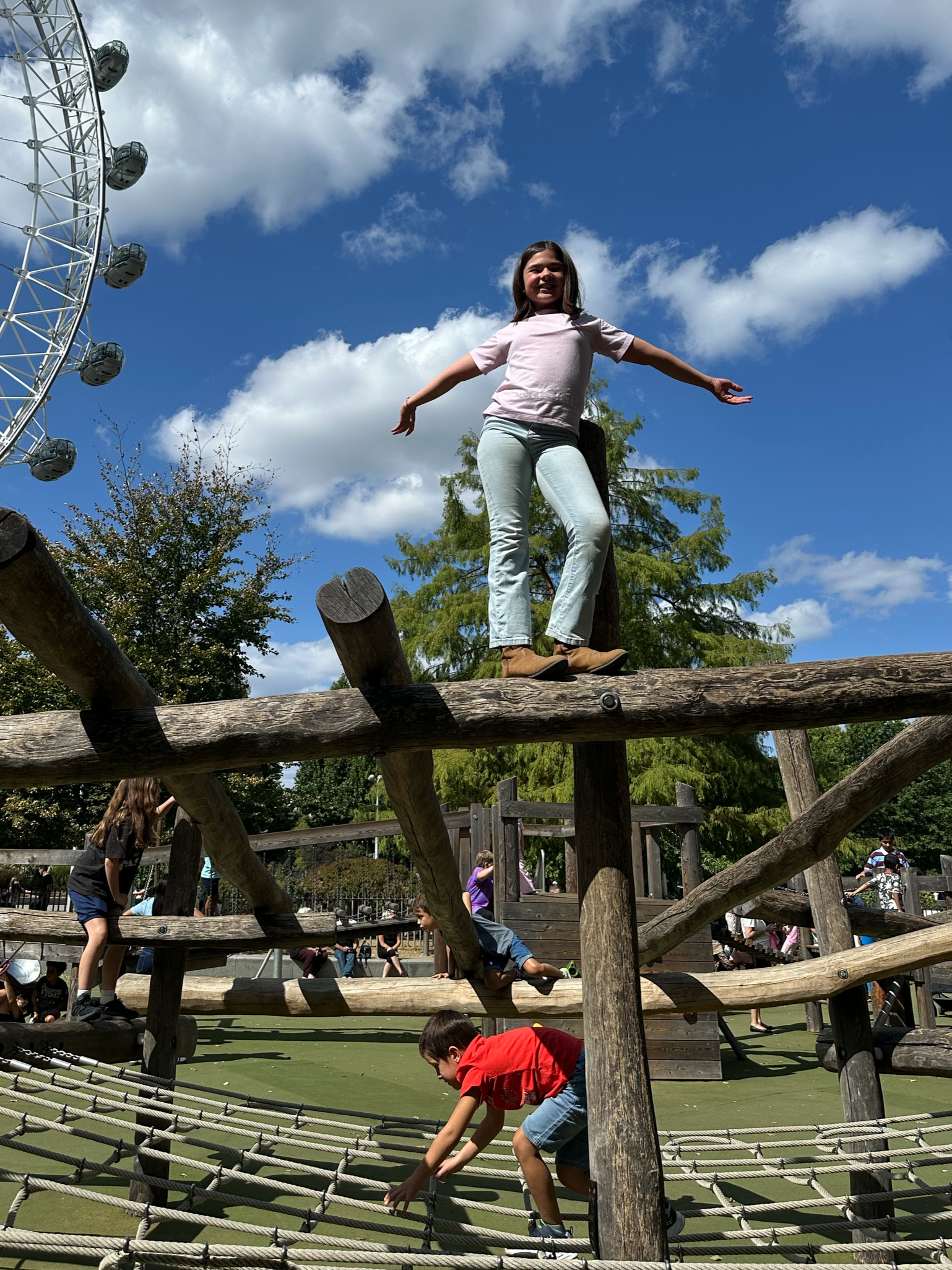 Amelia, the gymnast, was living her best life.