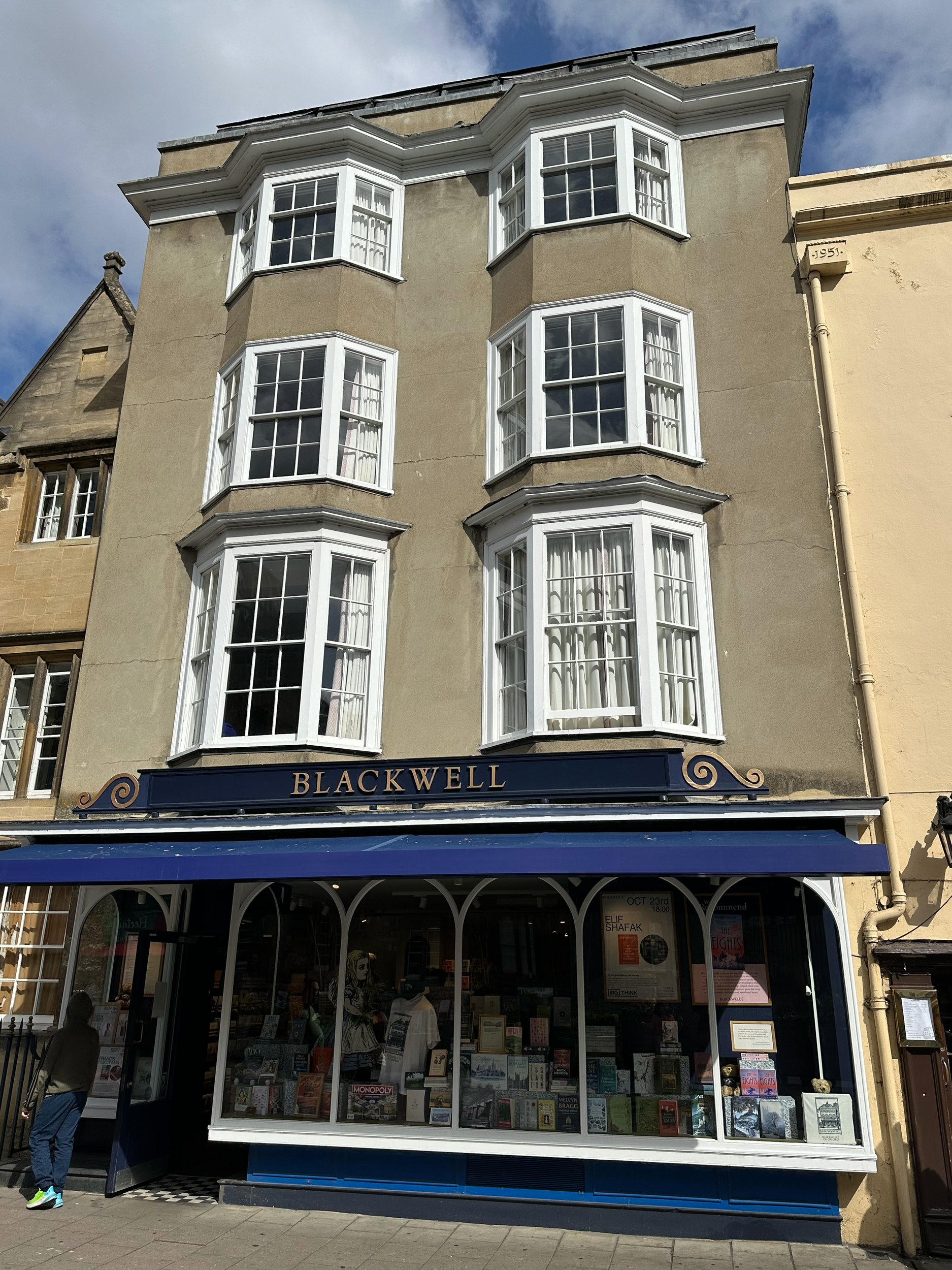 Blackwell's Bookshop on Broad Street was often visited by Lewis and Tolkien.