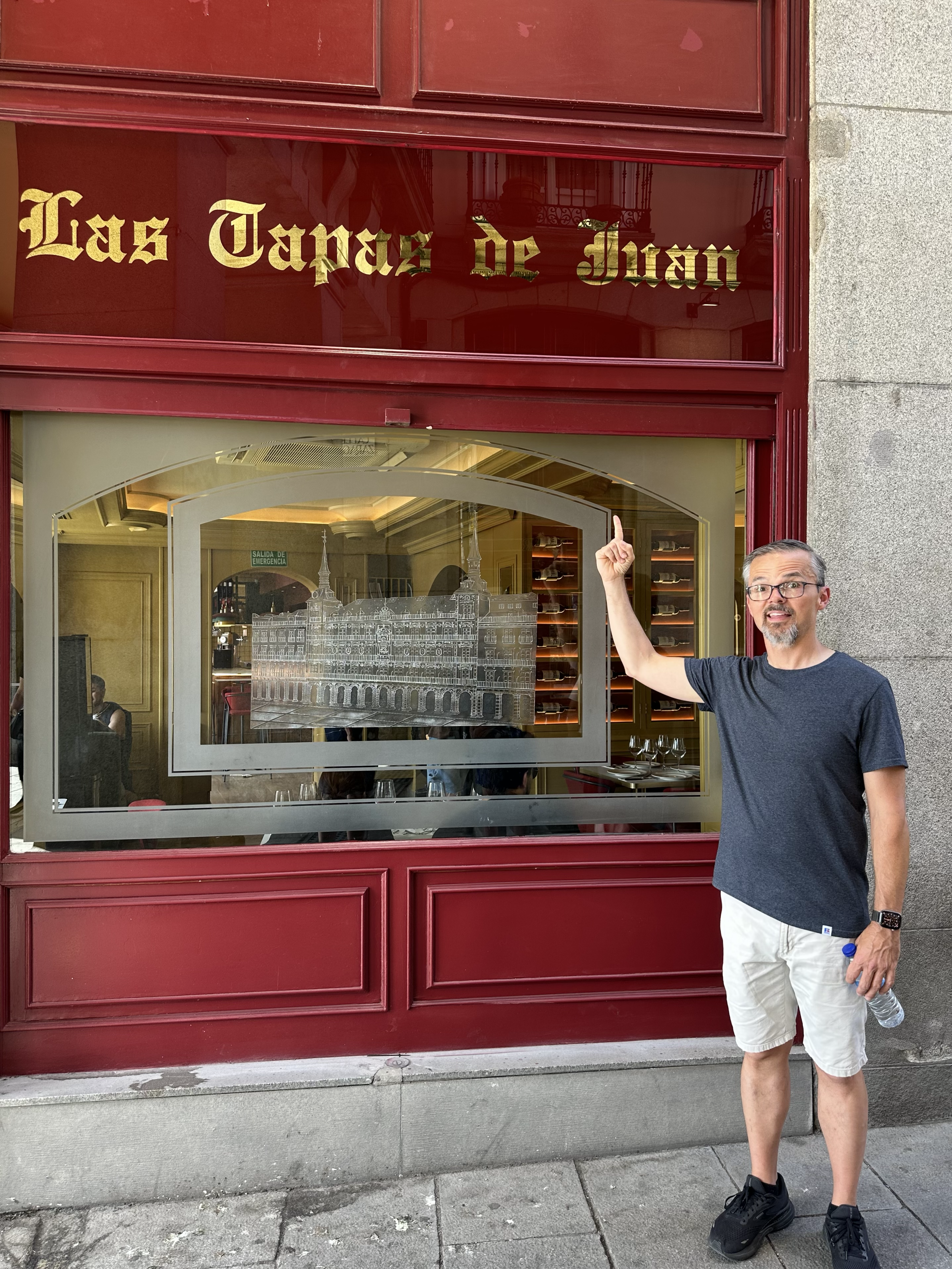 Of course we had to stop by "Las Tapas de Juan" since it includes John's name!
