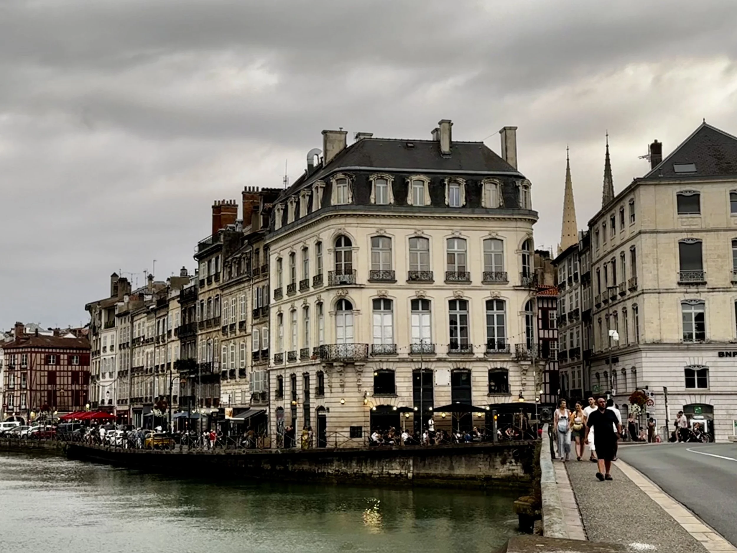 For our final stop of the day, we traveled inland to where the Nive and the Adour rivers converge at the town of Bayonne.