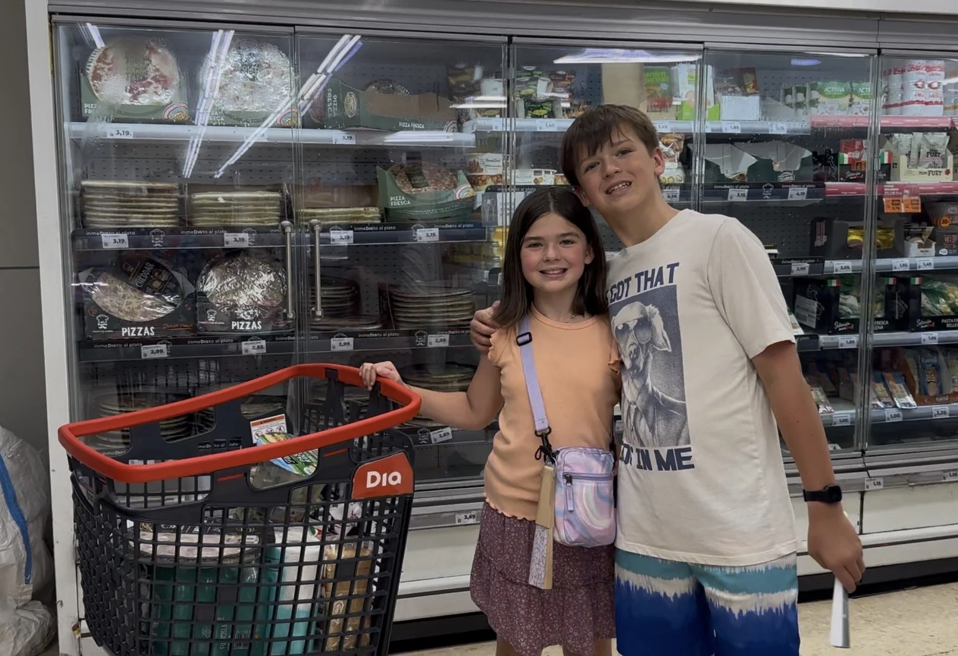 Rachel might prefer to shop by herself in the U.S.; but in Spain, it is a family event! :)