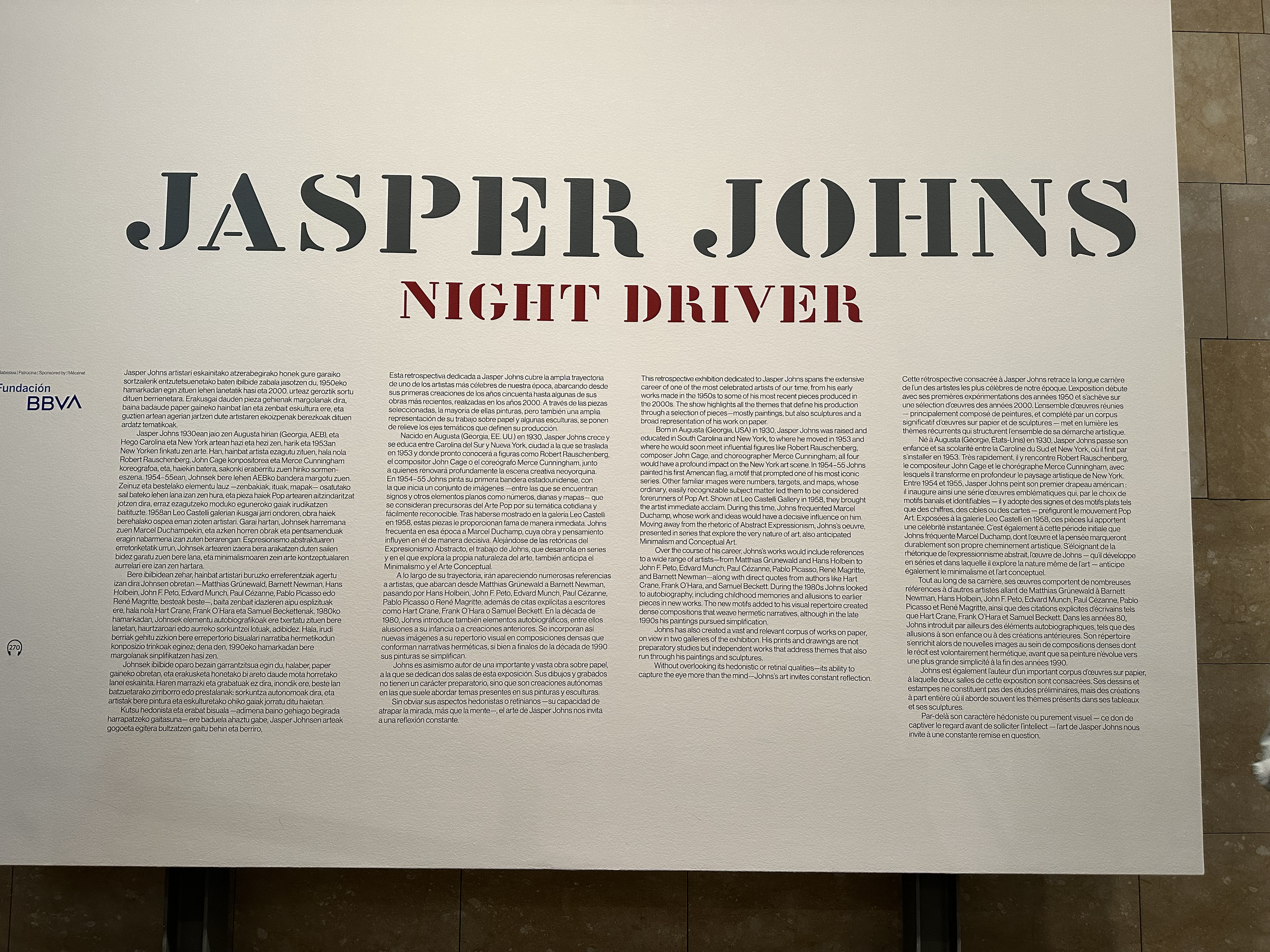 The second featured artist was Jasper Johns.  As explained here, his art features recognizable shapes- numbers, maps, flags, in such a way that these works were considered "forerunners to pop-art."  