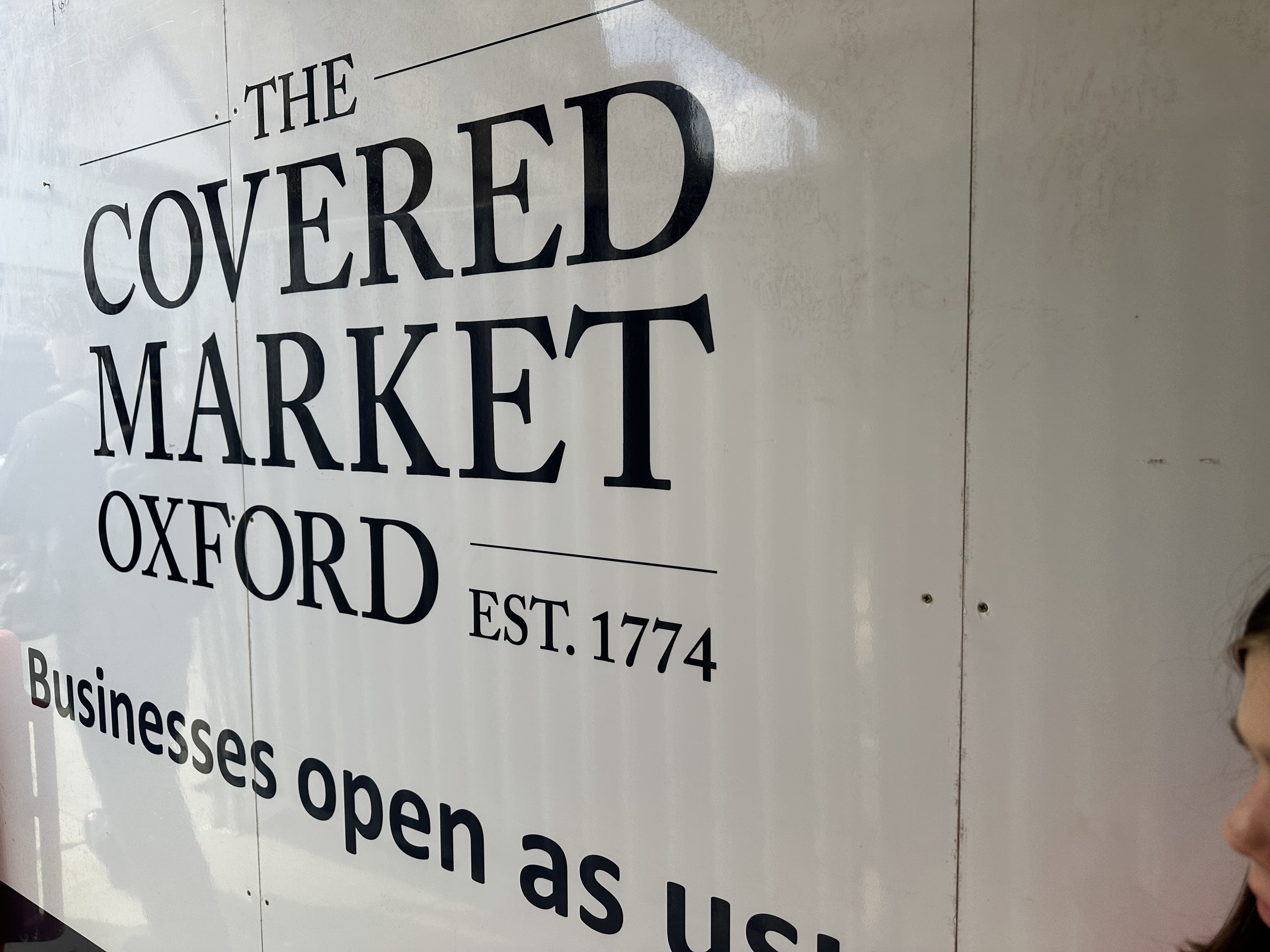 We went to The Covered Market Oxford to find some lunch!