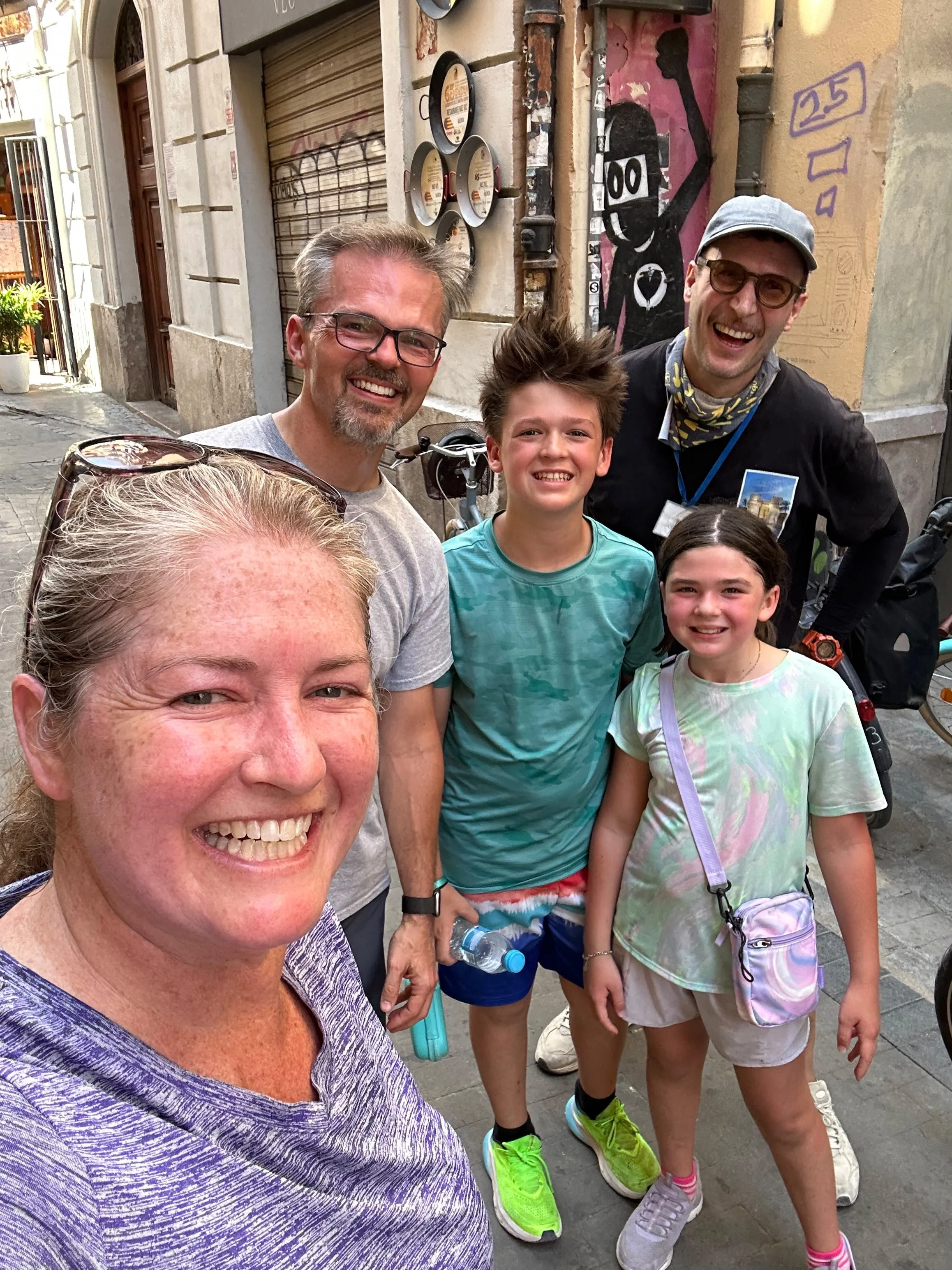 We had an excellent bike tour with Luke.  It was a hot and tiring day but a tremendous way to see the city. 