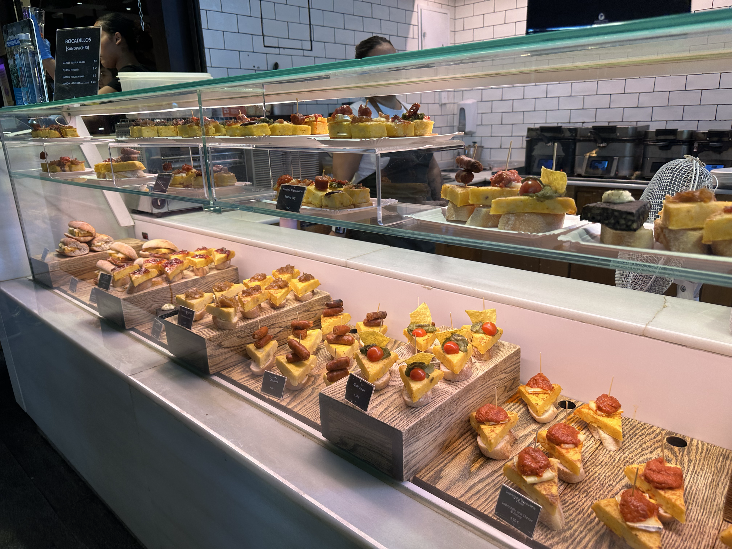 And here are some beautiful tapas creations.  