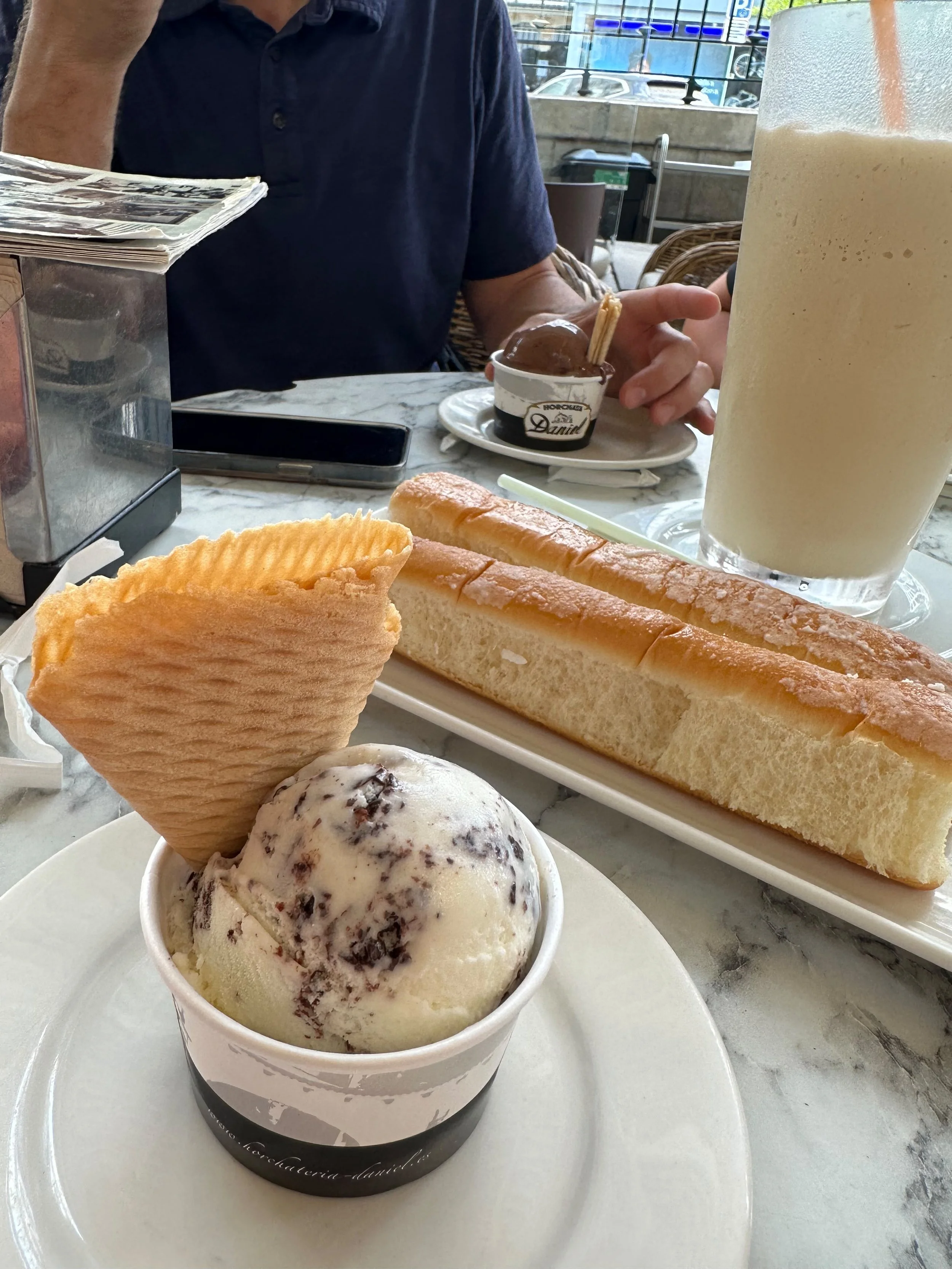 Gelato, Fartón, and Horchata: Starting the Dessert Game Strong. :) 