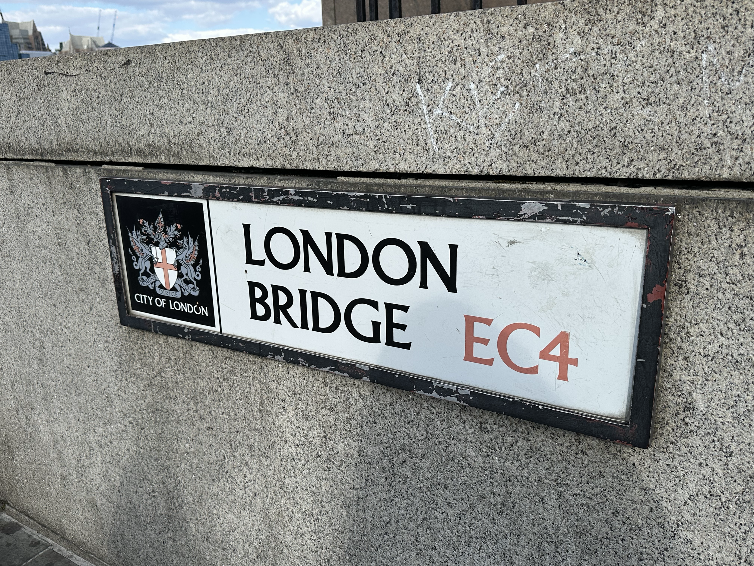 The London Bridge was really just a regular bridge, with nothing too exciting about it.  However, the view across to Tower Bridge was great! And it took us to the other side of the Thames so that we could walk by some attractions on that side.