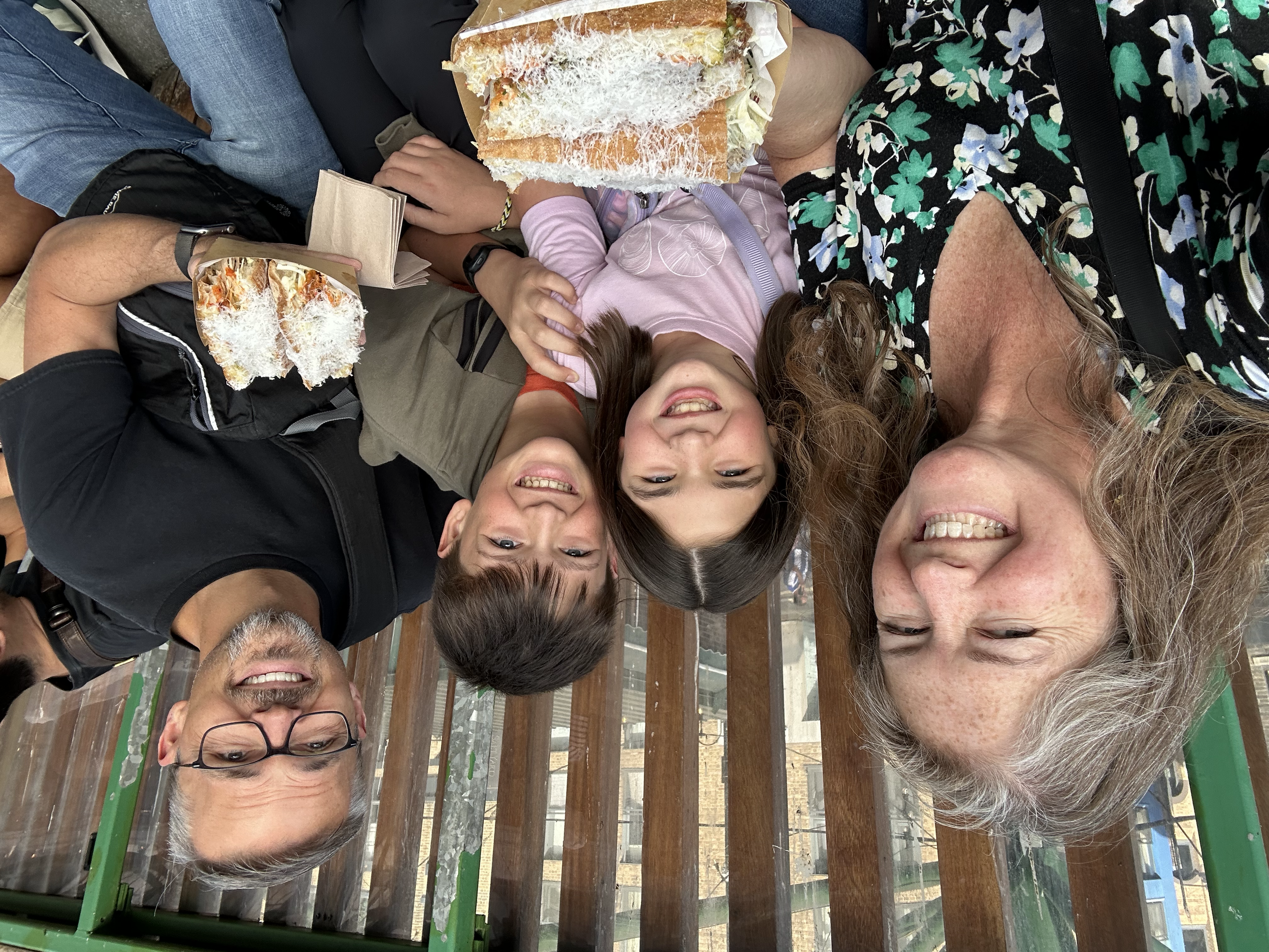 We went with "The Best One" which is described as "slow roast pork shoulder, honey truffle parm mayo, salsa verde, peperoncini sott'olio, fennel apple slaw & 30mo aged parmesan." These sandwiches were more delicious than I imagined! And so big that w