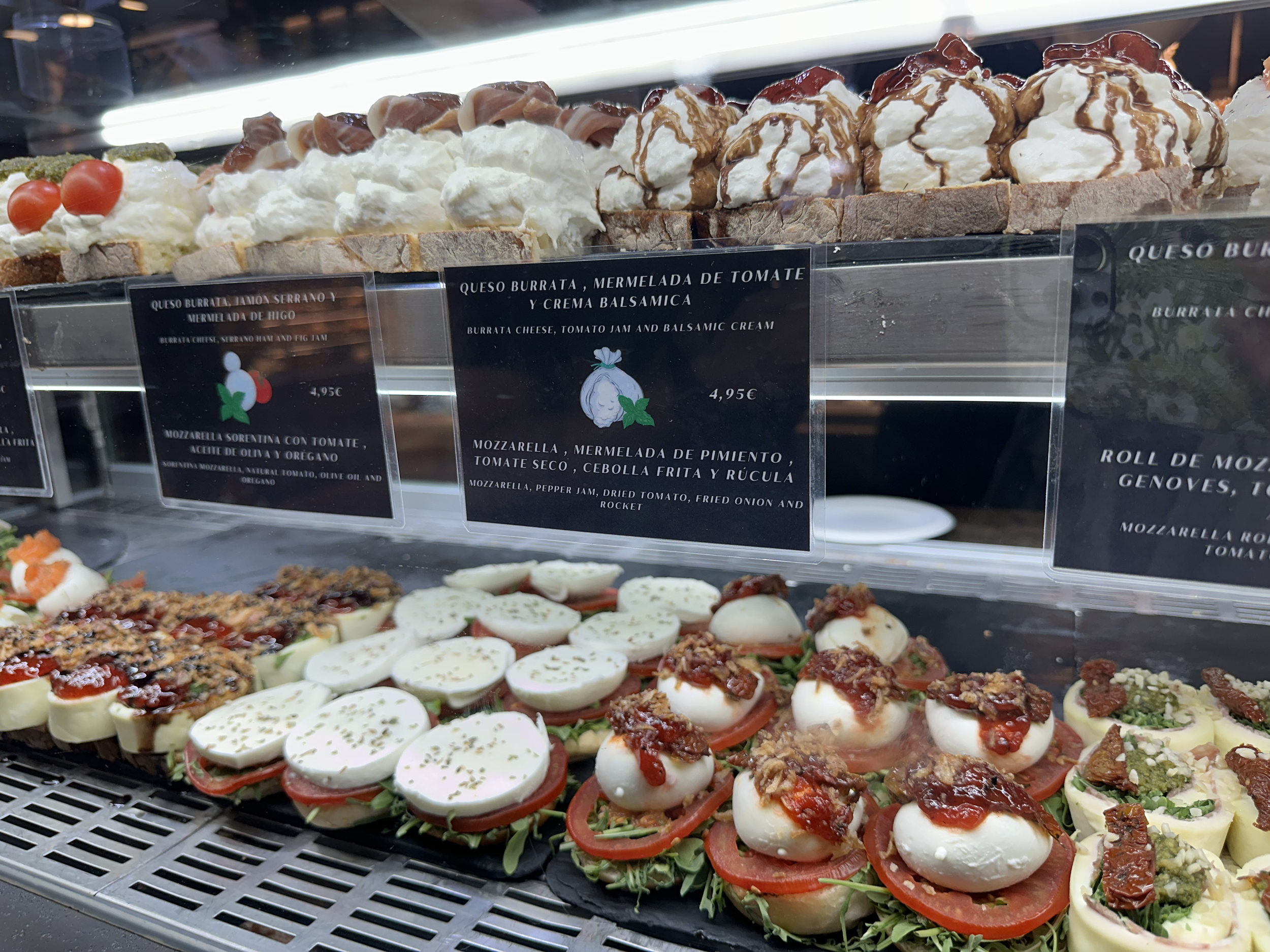 We especially enjoyed this Mozzarella Bar!