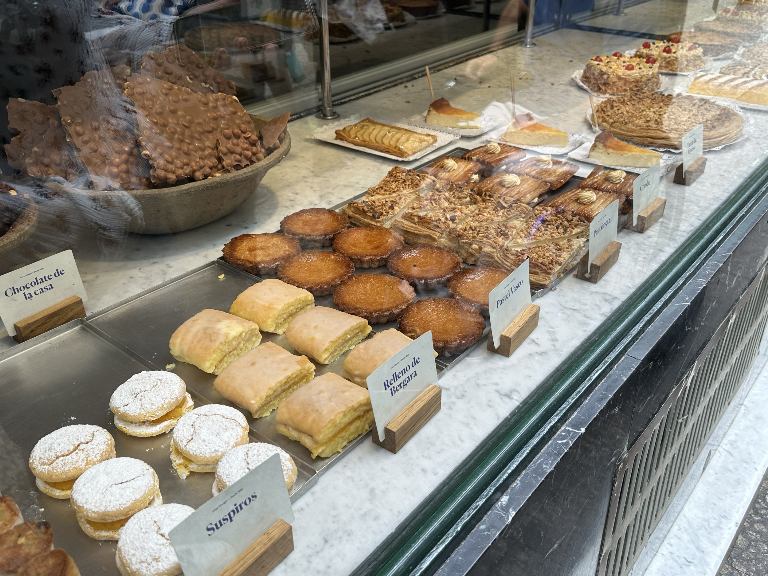 A whole case of delicious local desserts