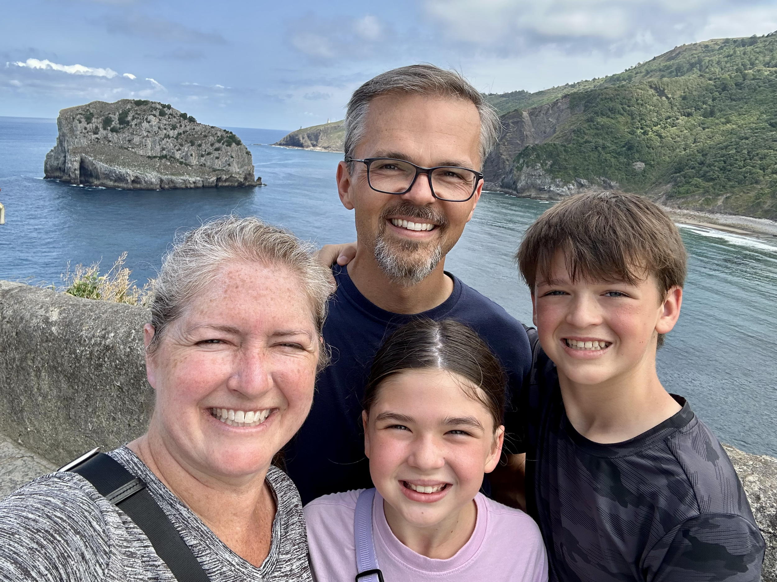 Family hiking (aka stair climbing) was a success!