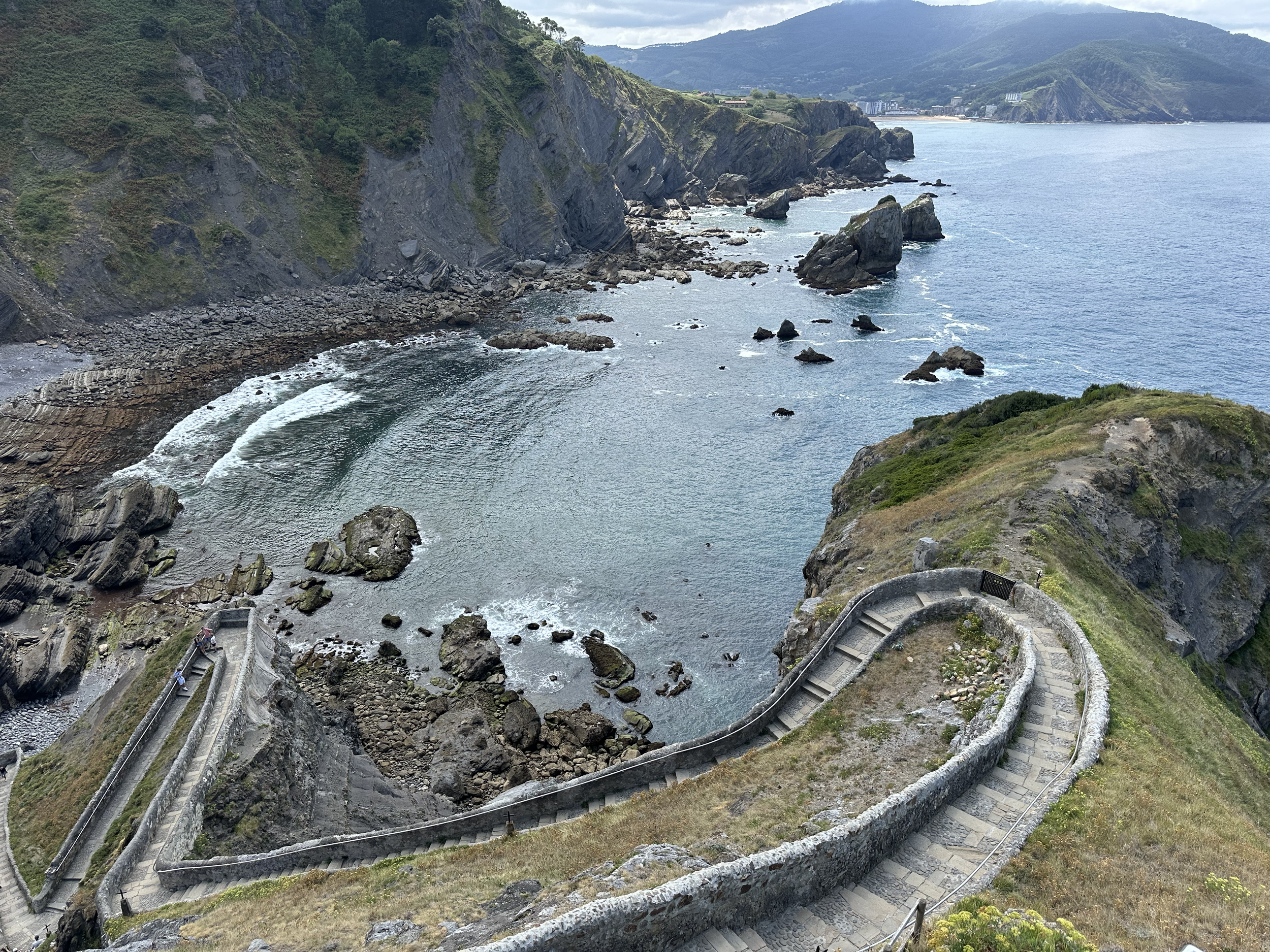 Whoa! Looks extra steep on the way down!