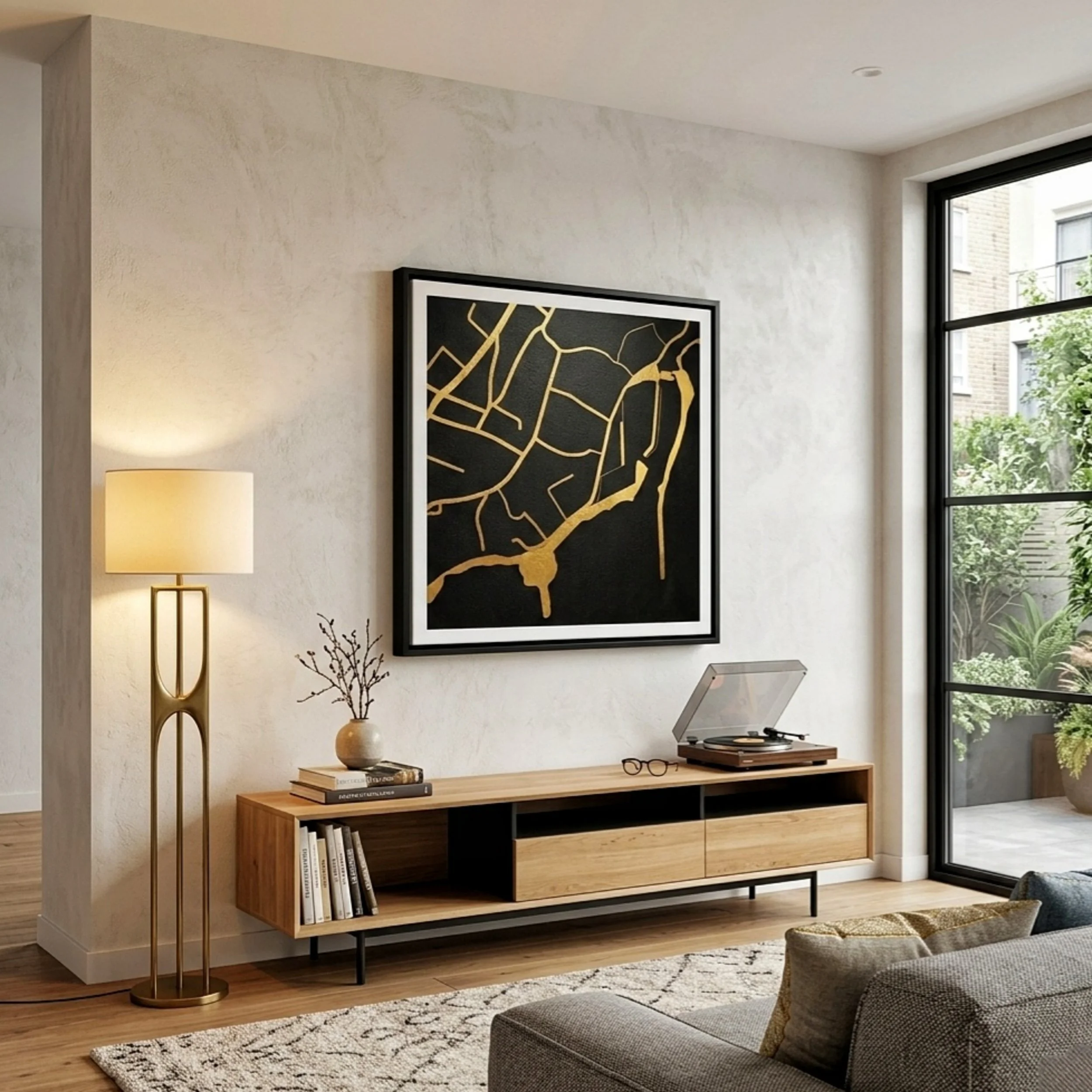 Terra Aurea  |  Pittenweem  |  Mat Black  | 36 x 36 inch