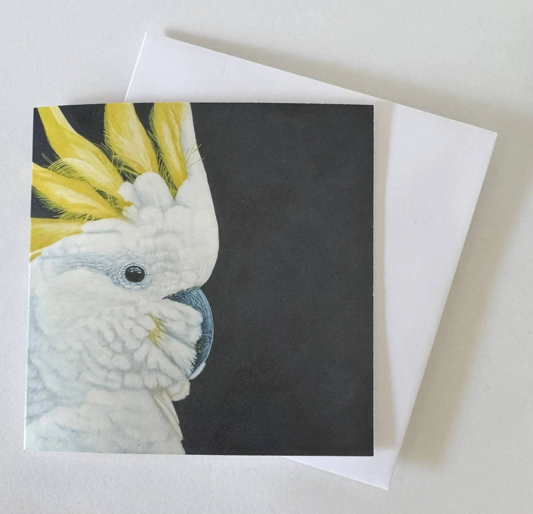 Max the Sulphur-crested Cockatoo - Greeting Card