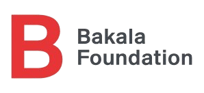 Bakala Foundation logo with a large red letter B and black text.