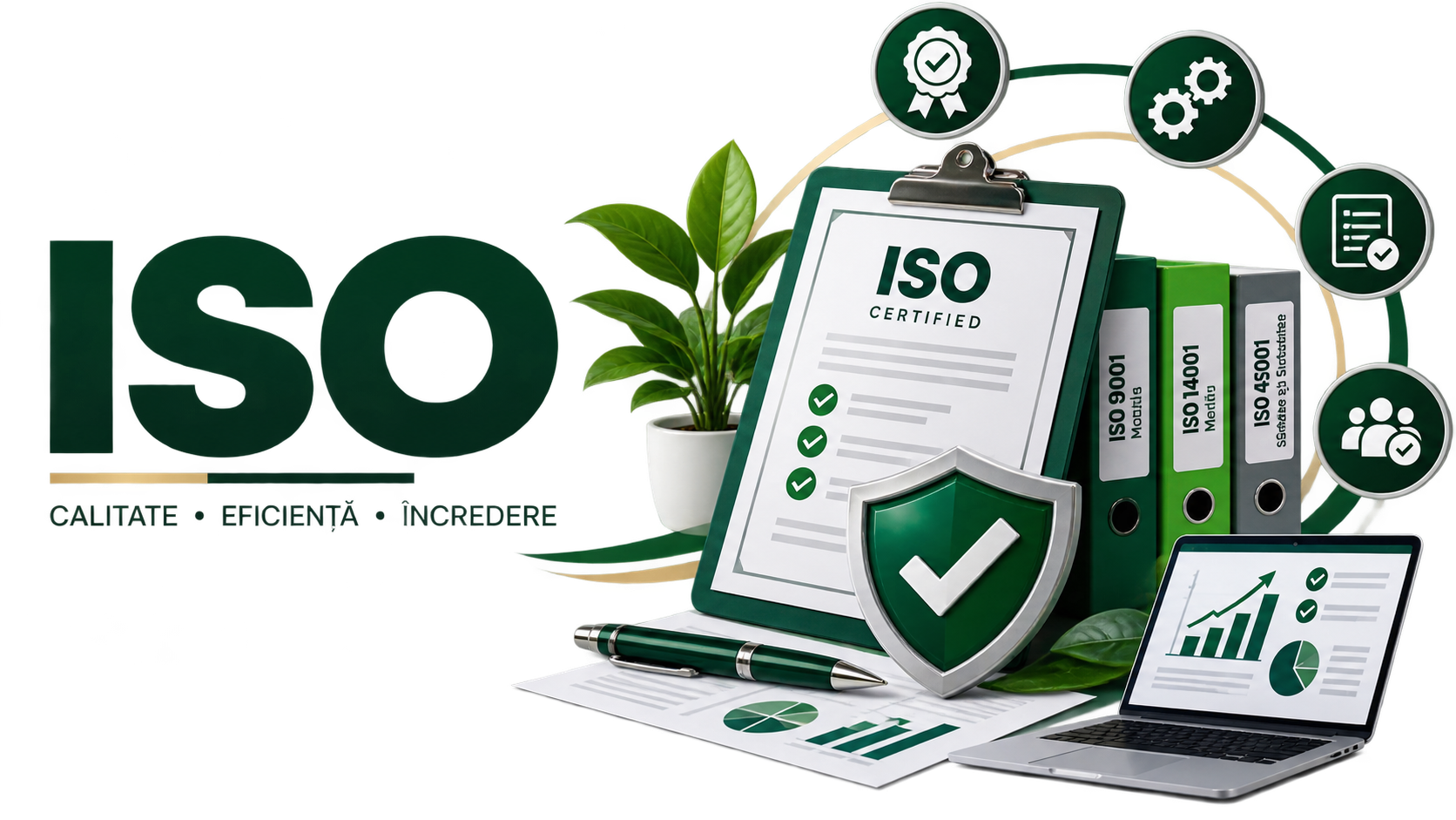 Sisteme de management ISO, certificare și consultanță pentru îmbunătățirea performanței organizației