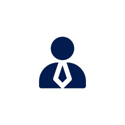 Icon of a person wearing a suit and tie.