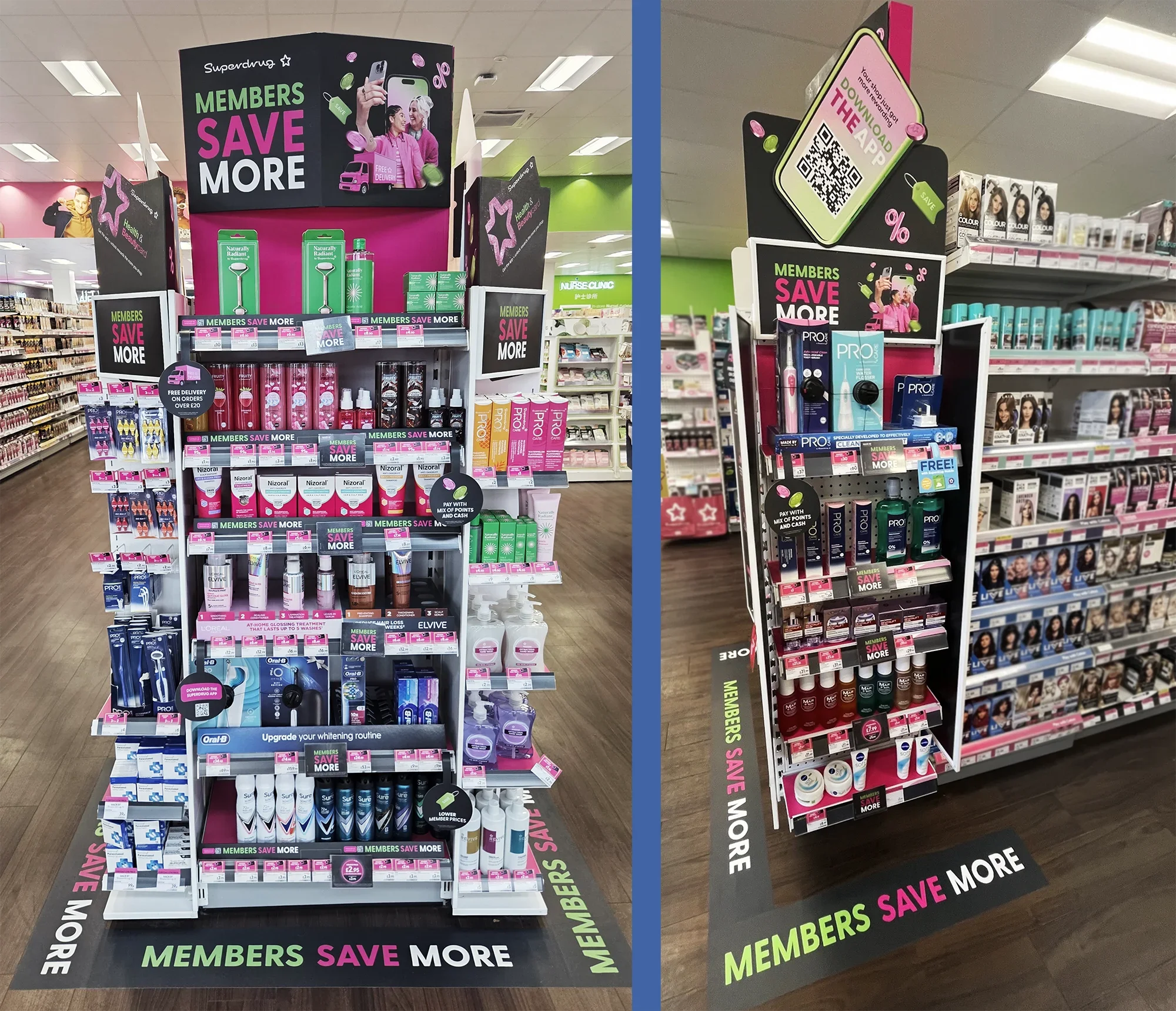 Superdrug members POS