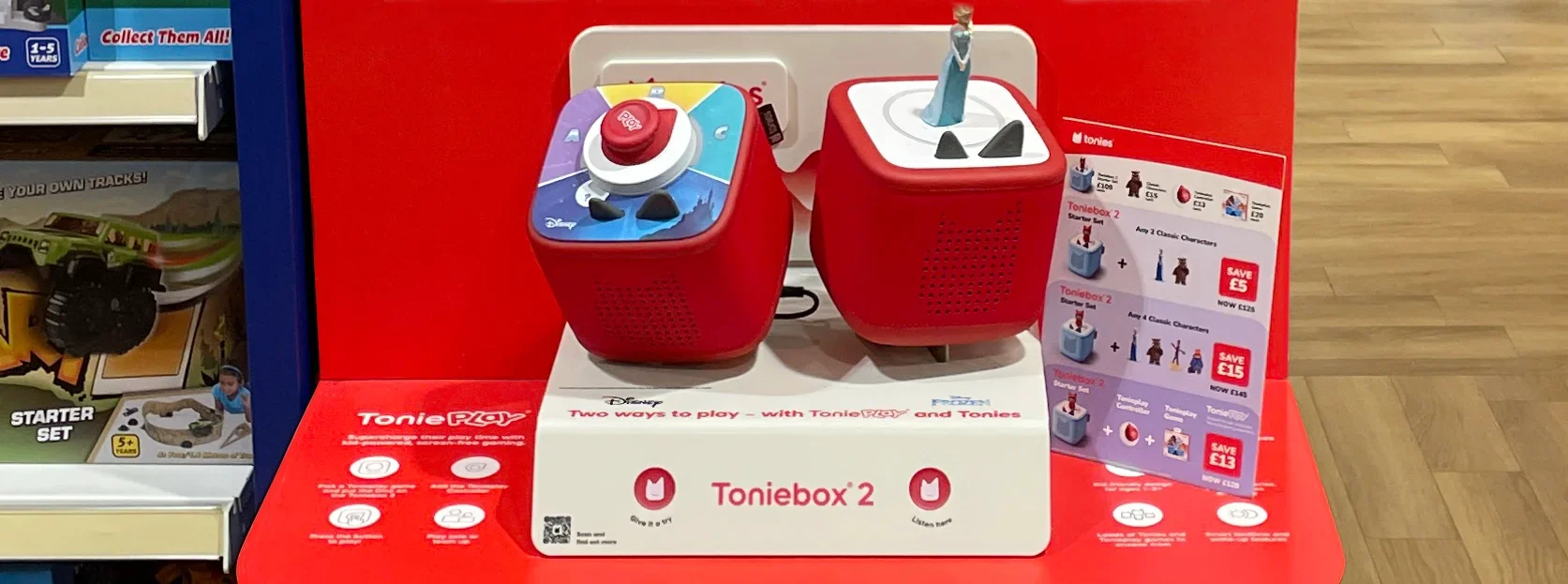 Tonie toy POS display in store