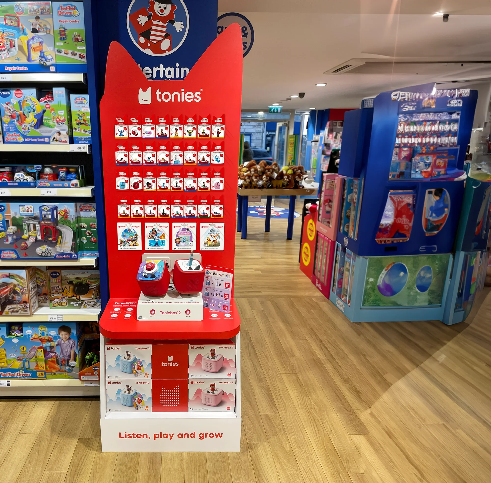 Tonies POS display in toyshop