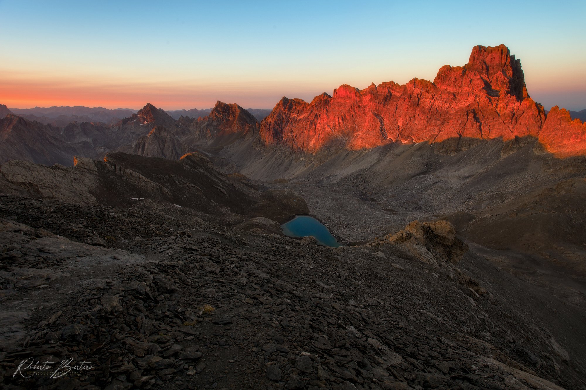 Brec de Chambeyron from Tête de la Frema