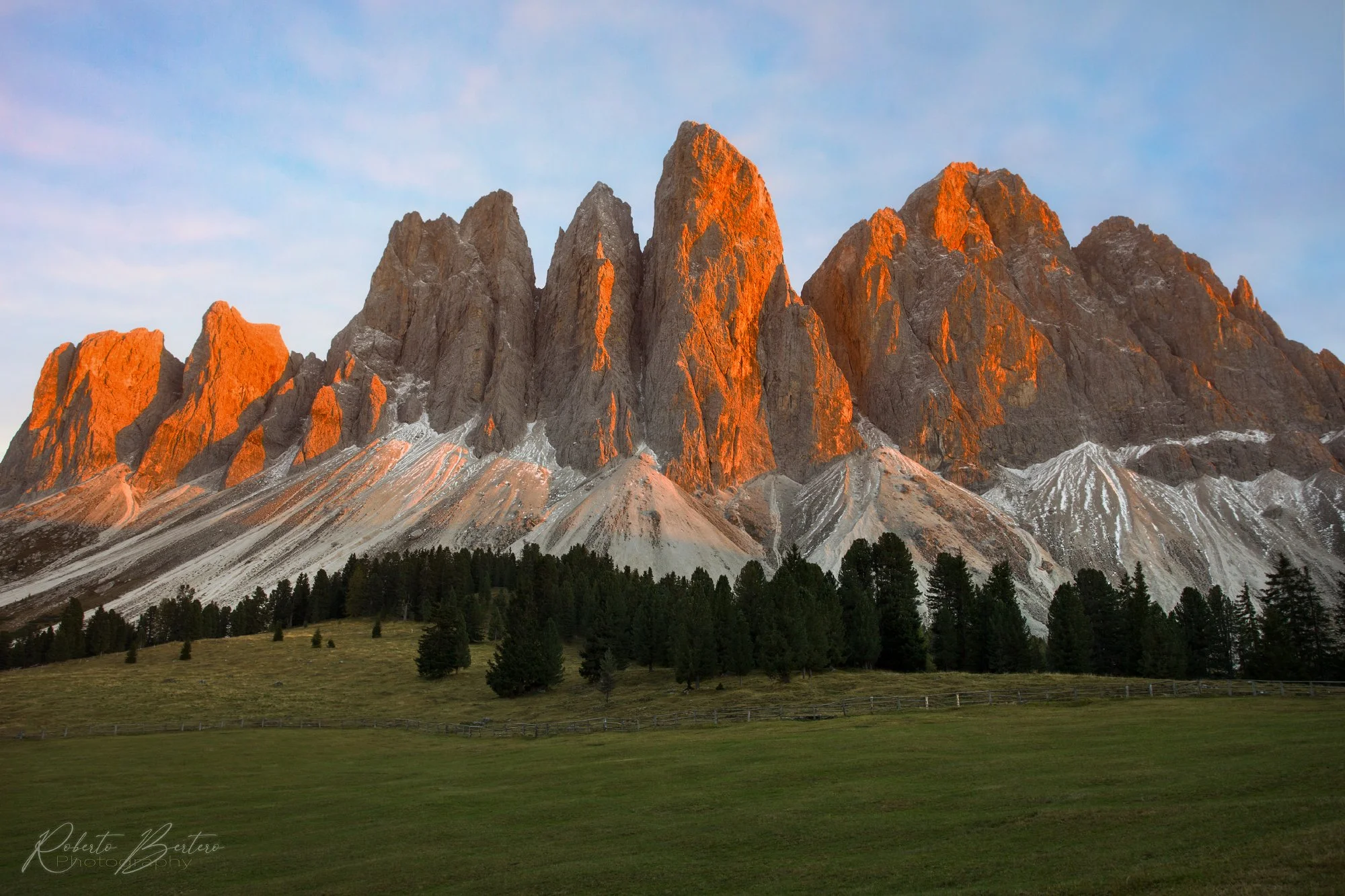 Odle Alpenglow