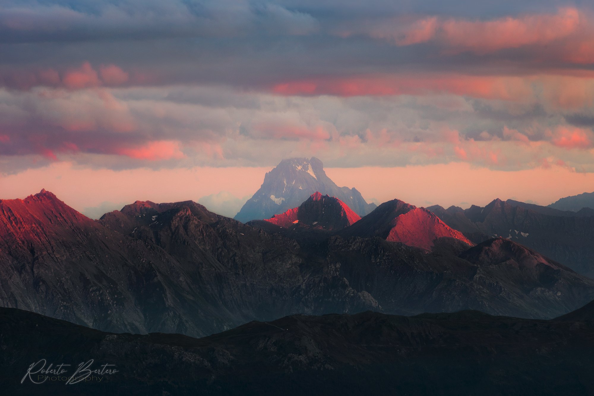 Monviso Framed