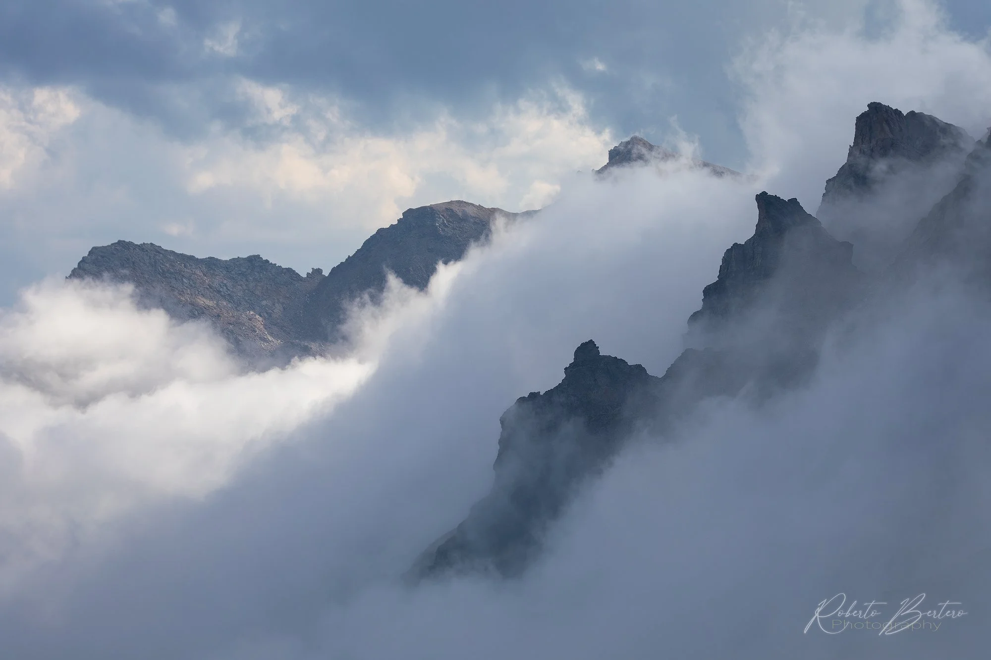 Ridges Between the Clouds